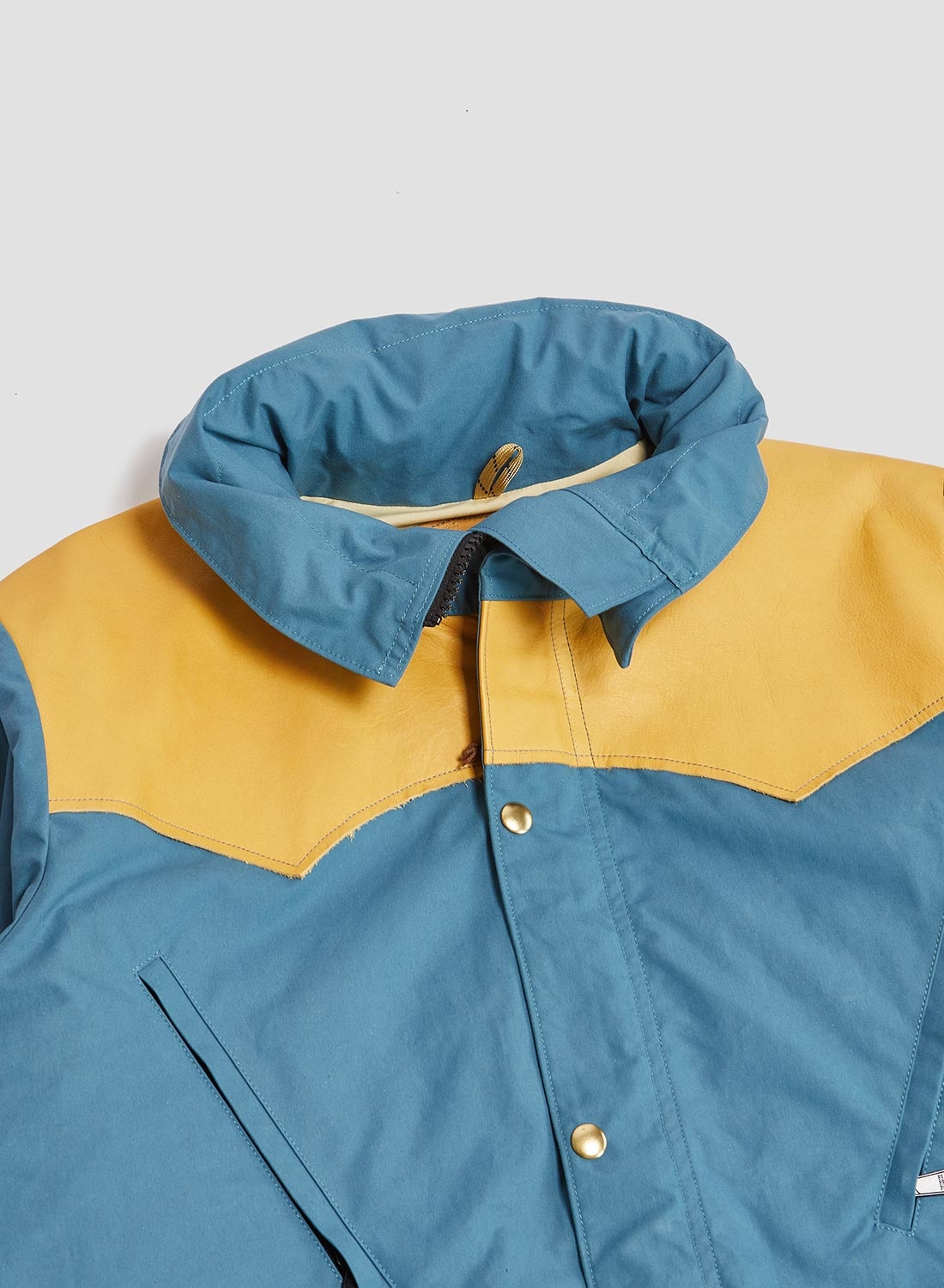 Rocky Mountain Featherbed x Nigel Cabourn Mountain Parka Dry Wax in Blue - 2