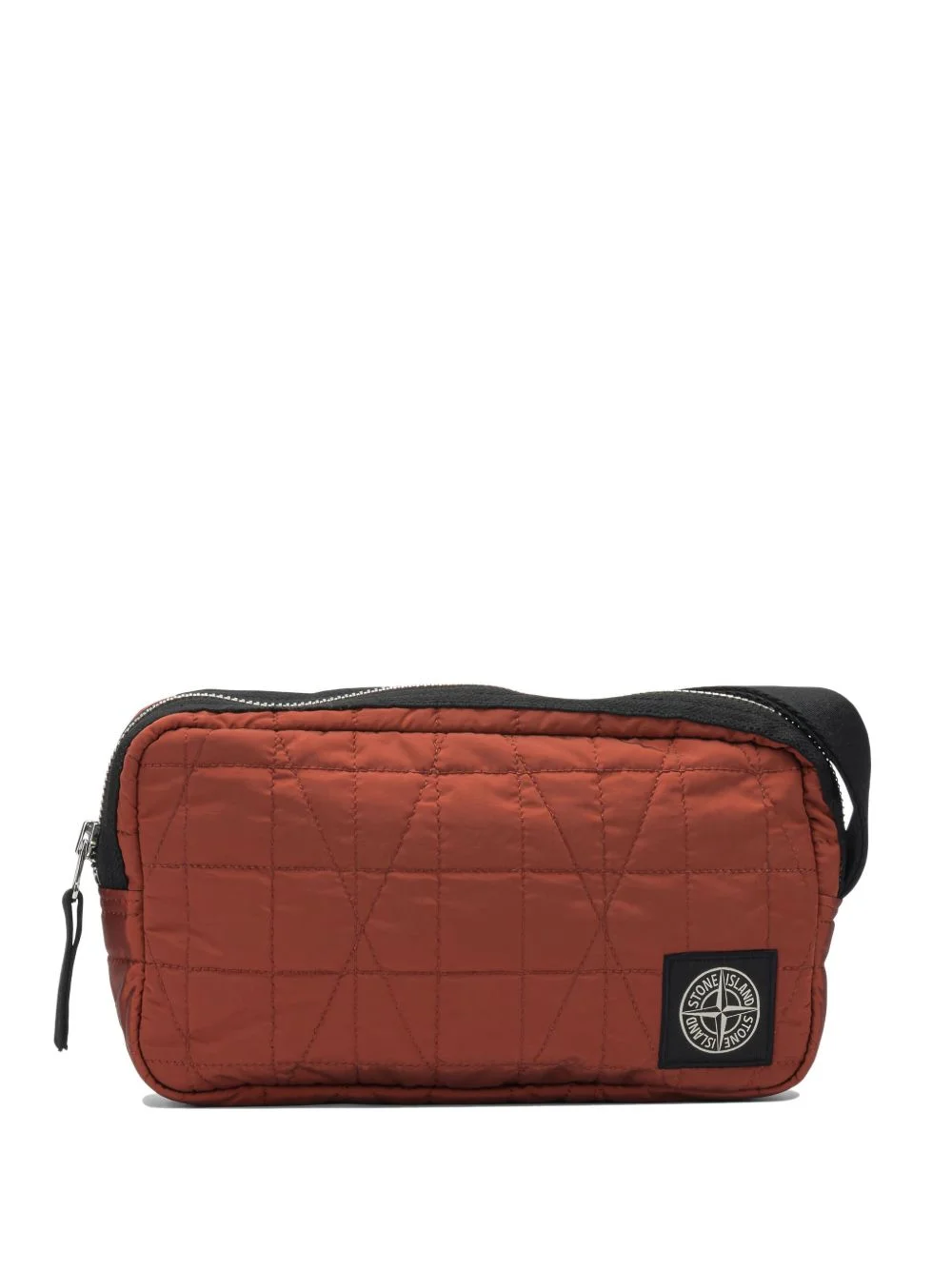 quilted zip clutch bag - 1