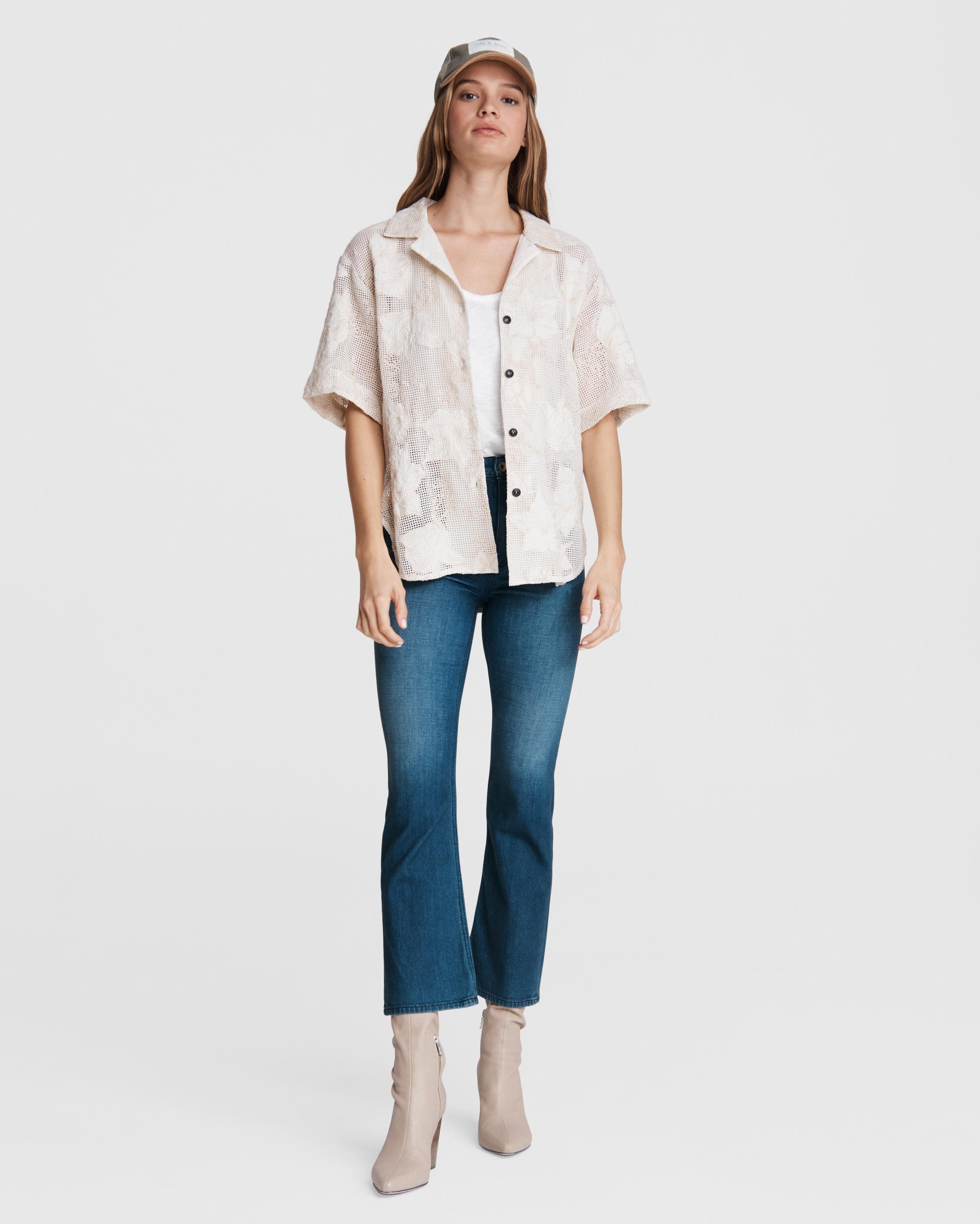 Nina Ankle Flare - Poppy
High-Rise Comfort Stretch Jean - 2