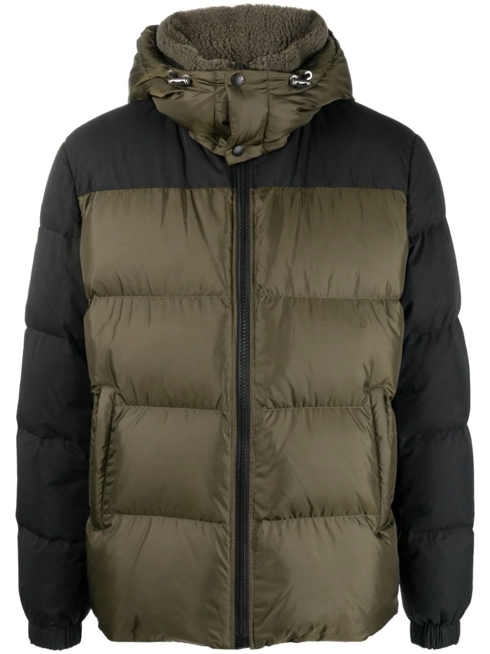detachable-hood down jacket - 1