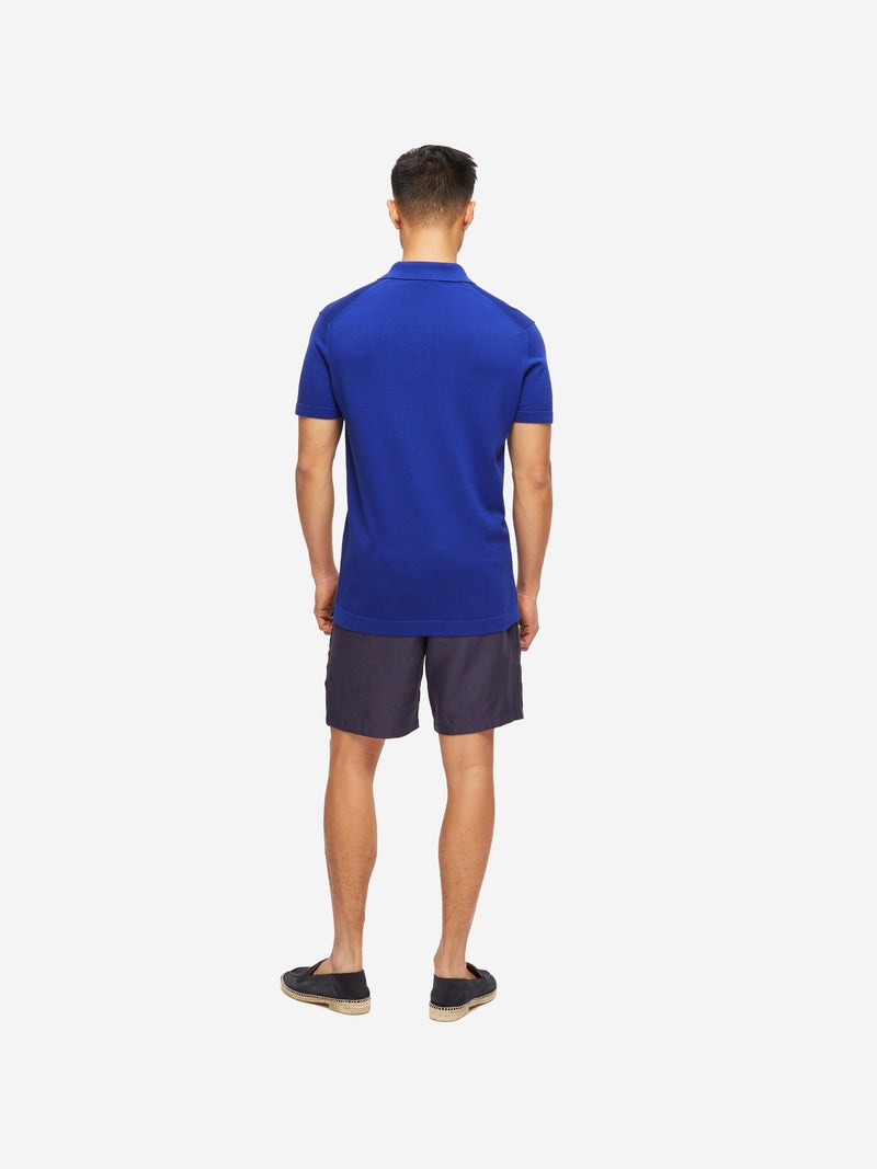 Men's Polo Shirt Jacob Sea Island Cotton Blue - 4