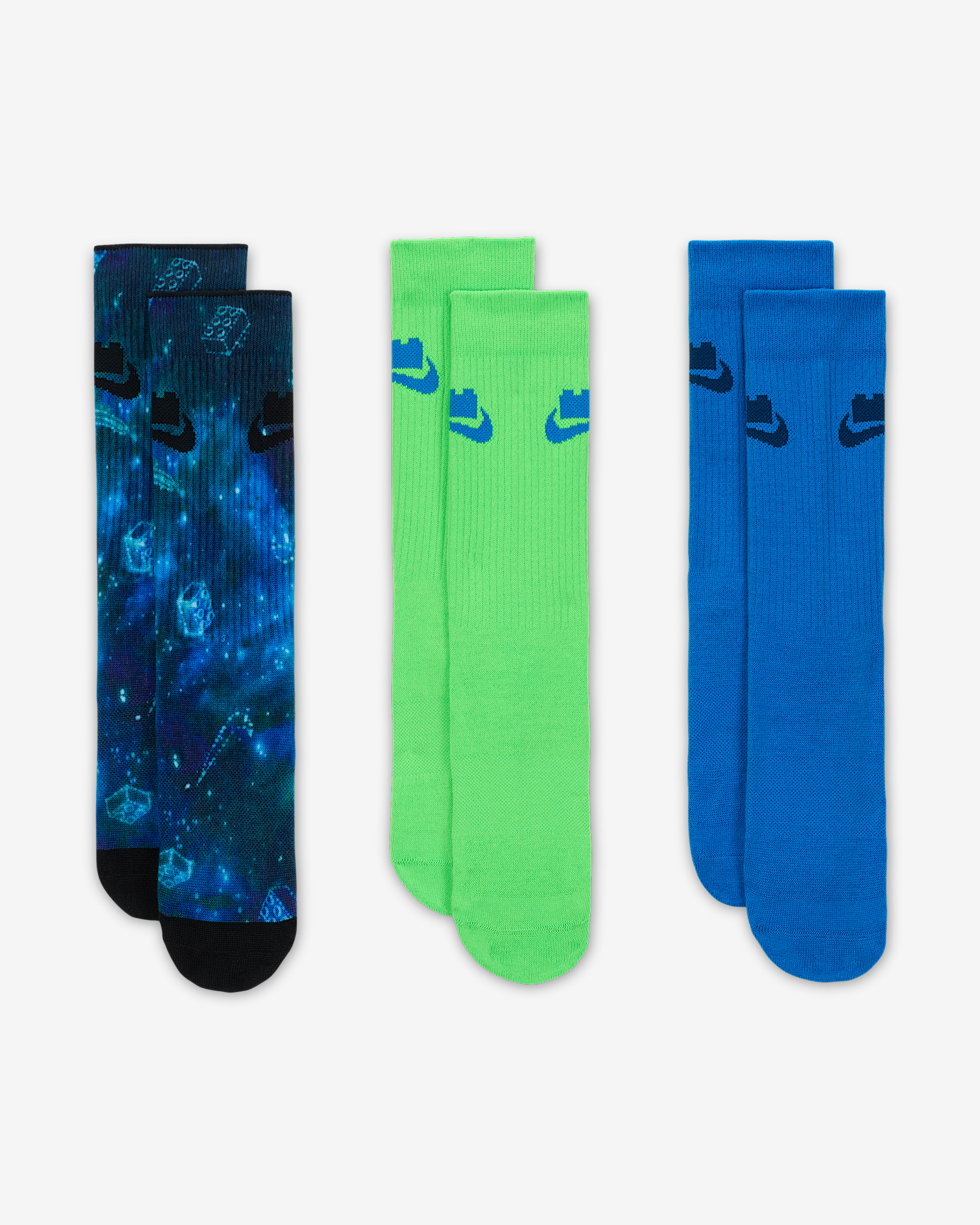 Nike x LEGO® Collection Everyday Essentials Crew Socks (3 Pairs) - 2