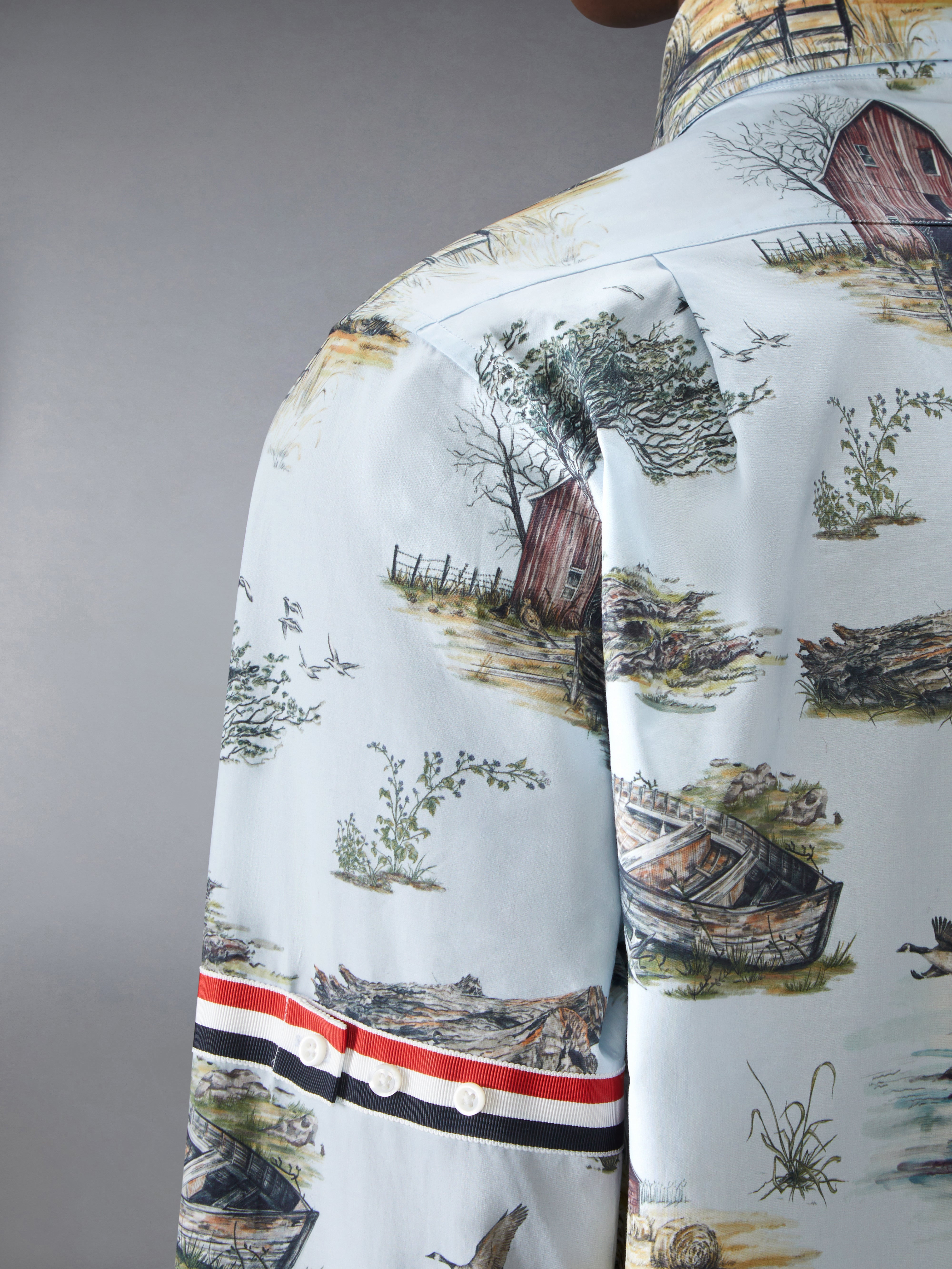 SCENIC TOILE COTTON POPLIN SHIRT - 6