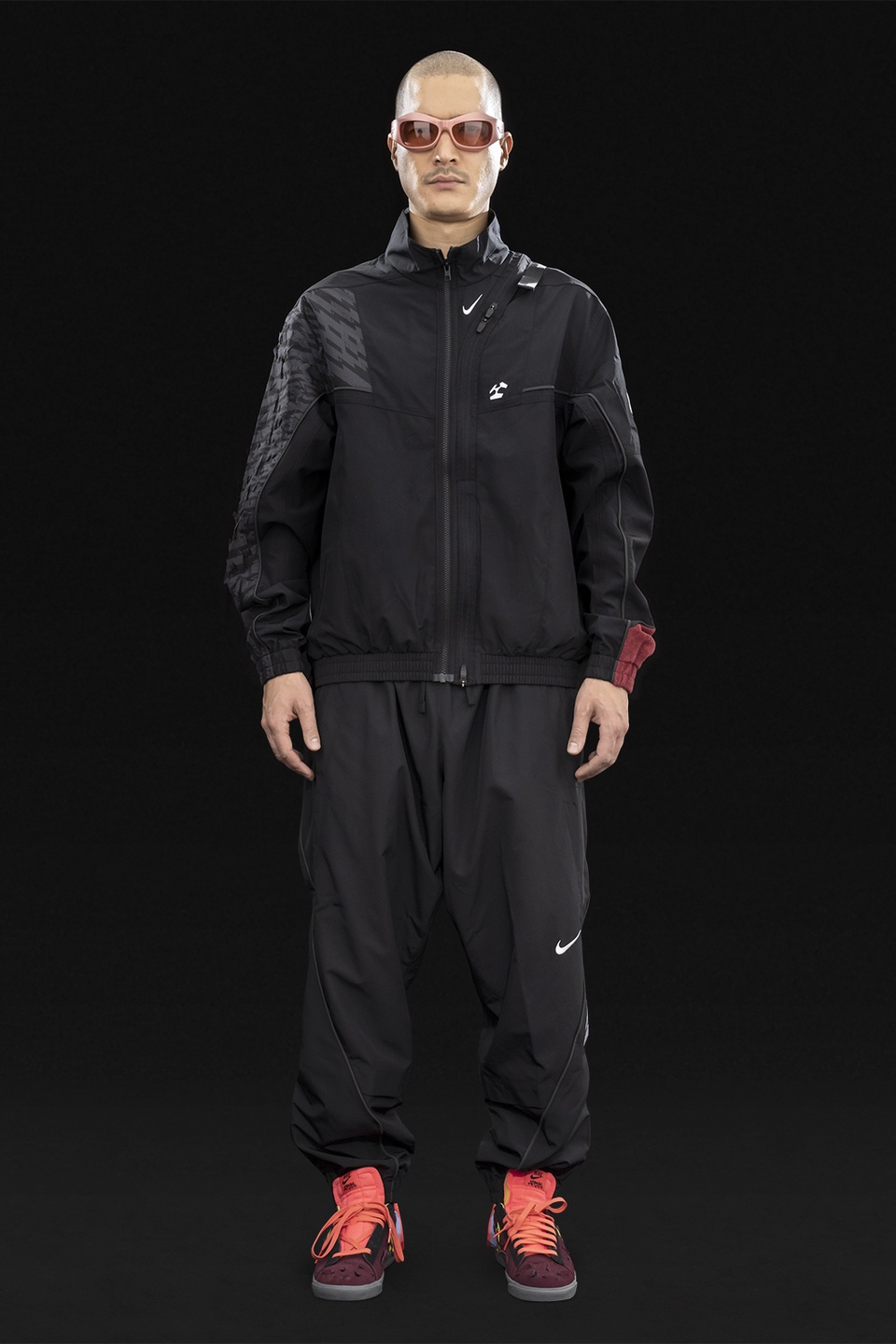 GGG-J2-010 Nike® Acronym® Track Jacket Woven Black/Black - 1