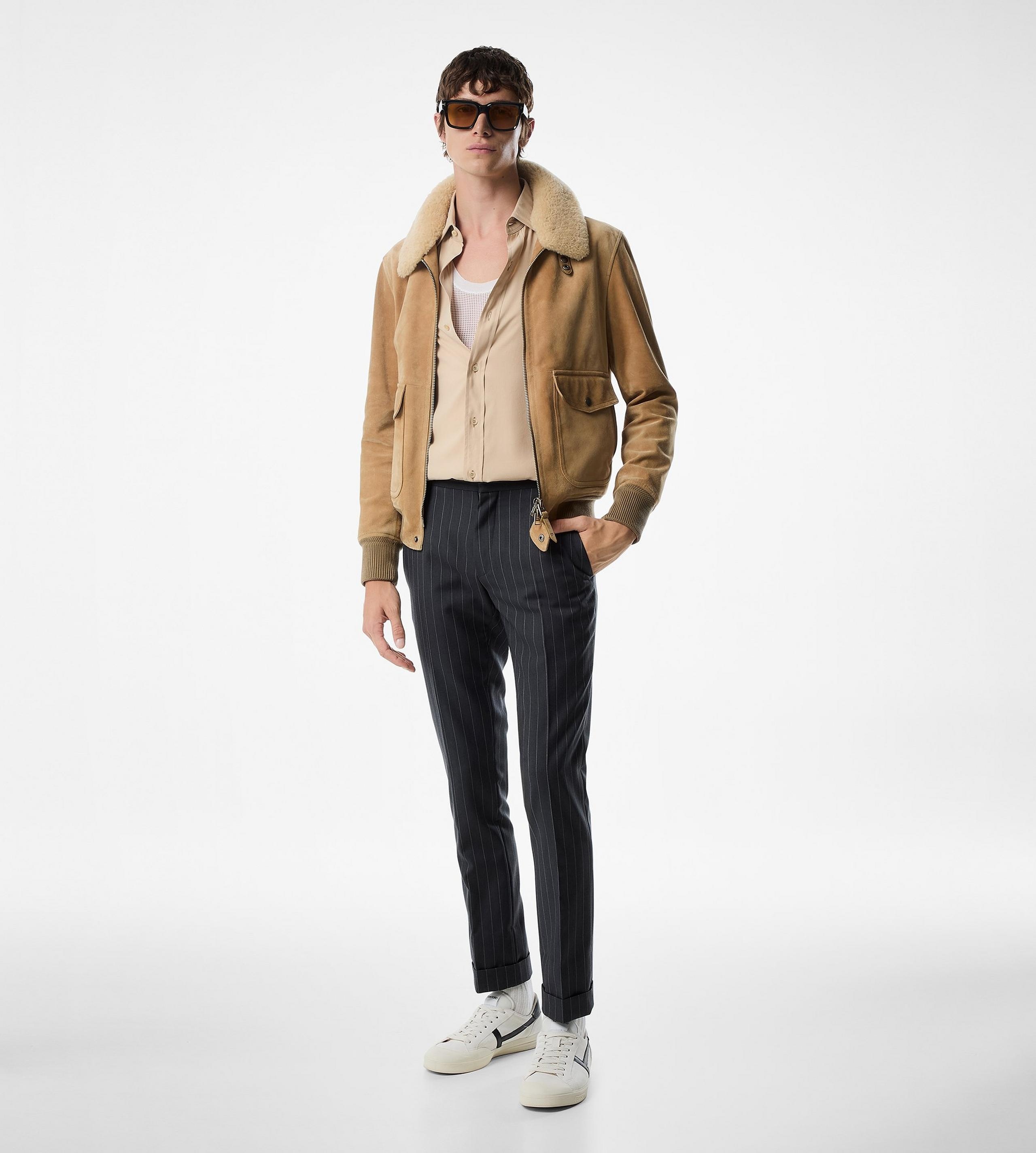 CASHMERE SUEDE BLOUSON - 2
