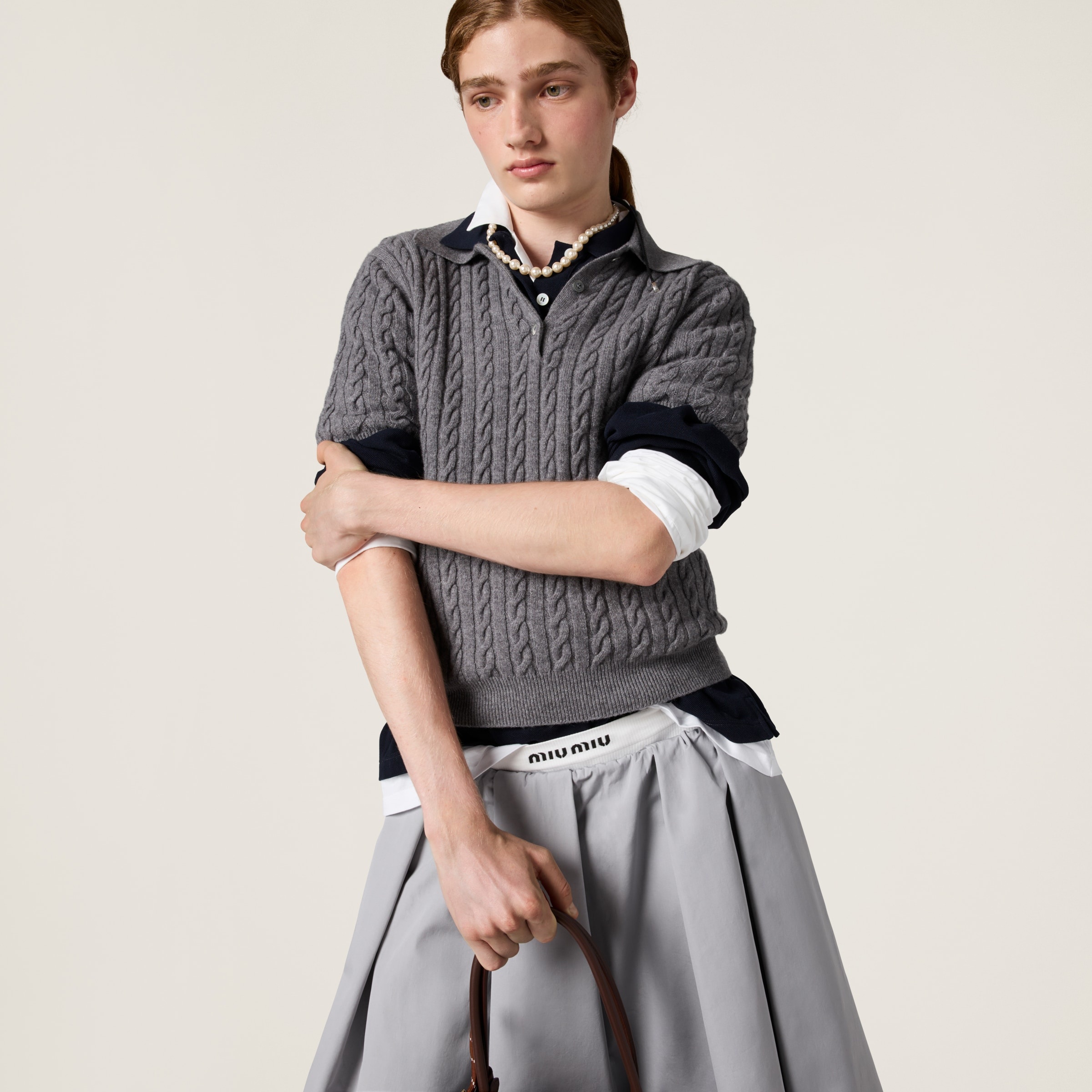 Cashmere polo shirt - 2