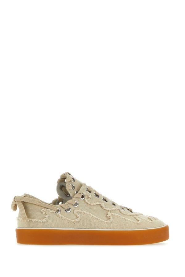 Sand canvas sneakers - 3