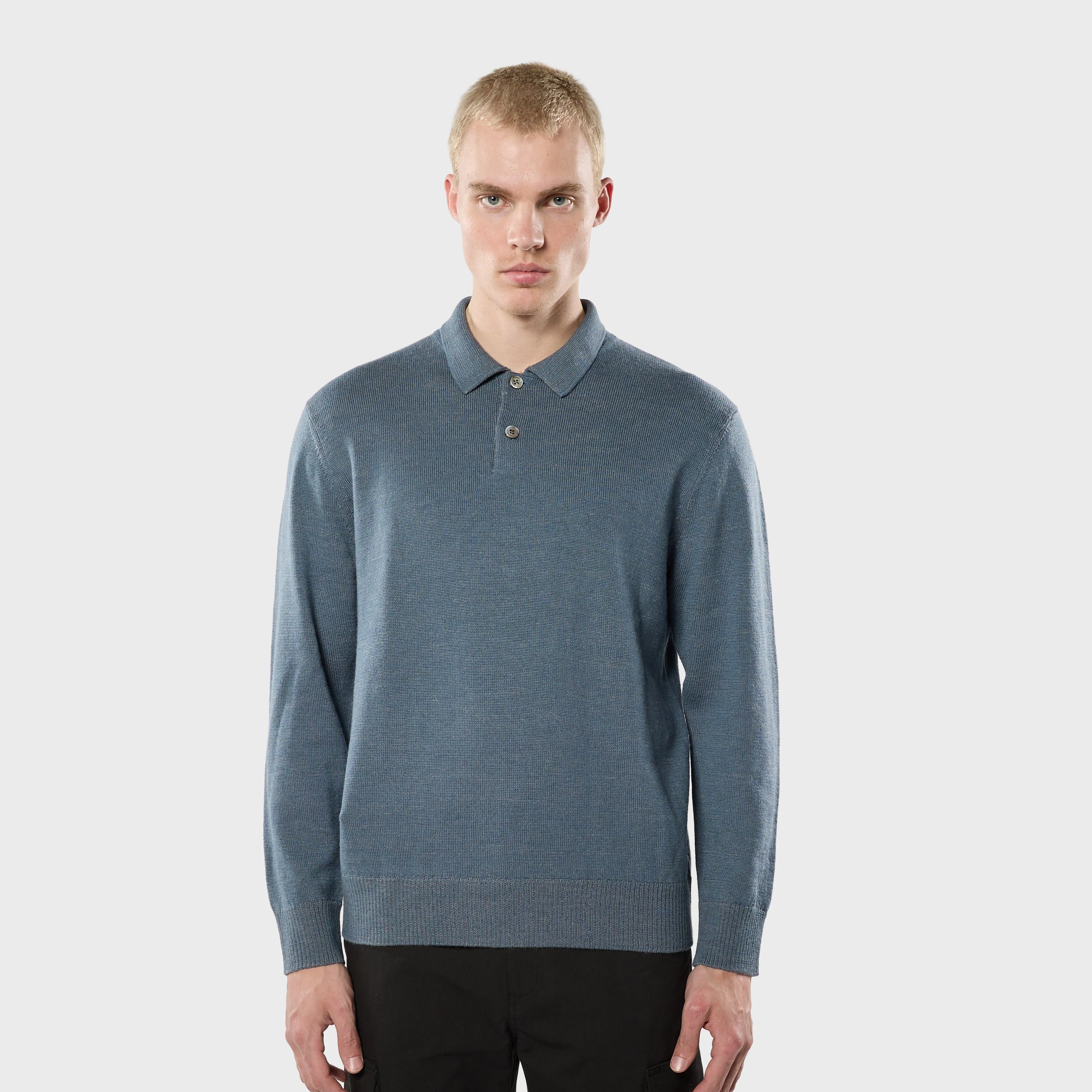 Kjalarnes Wool Polo - 1