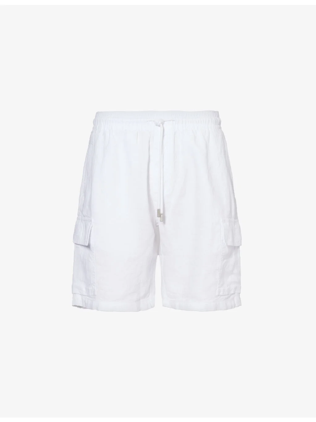 Baie drawstring-waist linen shorts - 1