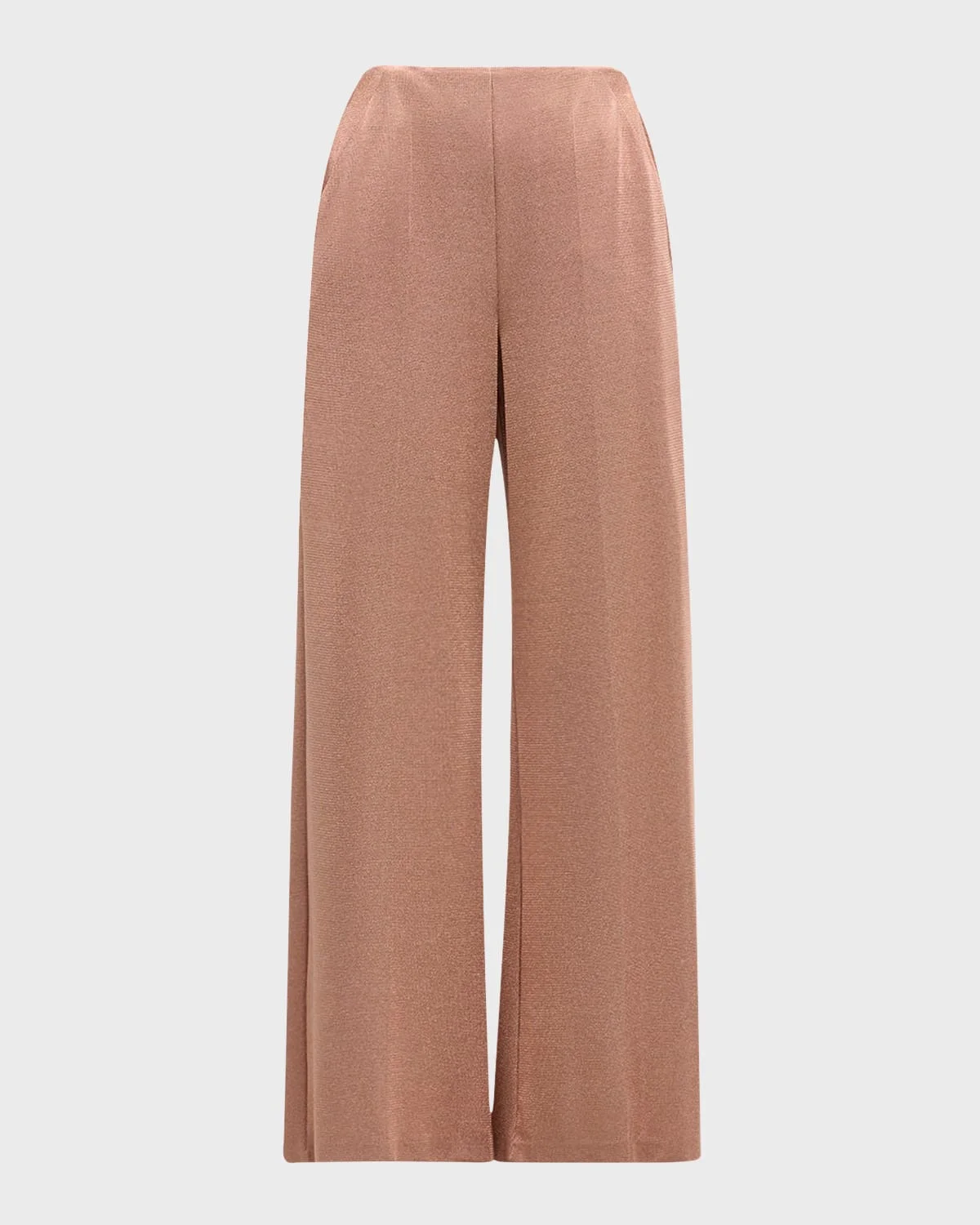 Lurex Bonded Jersey Trousers - 1
