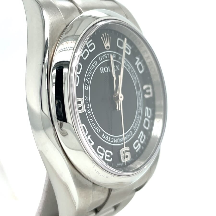 Pre-owned Rolex Oyster Perpetual Automatic Black Dial Men's Watch 116000BKCOAO - 3