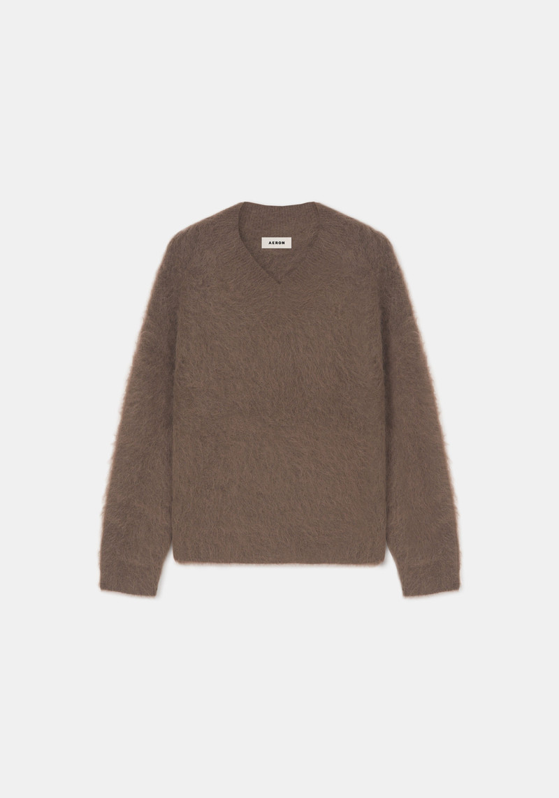 FRANK Alpaca blend V-neck sweater 4