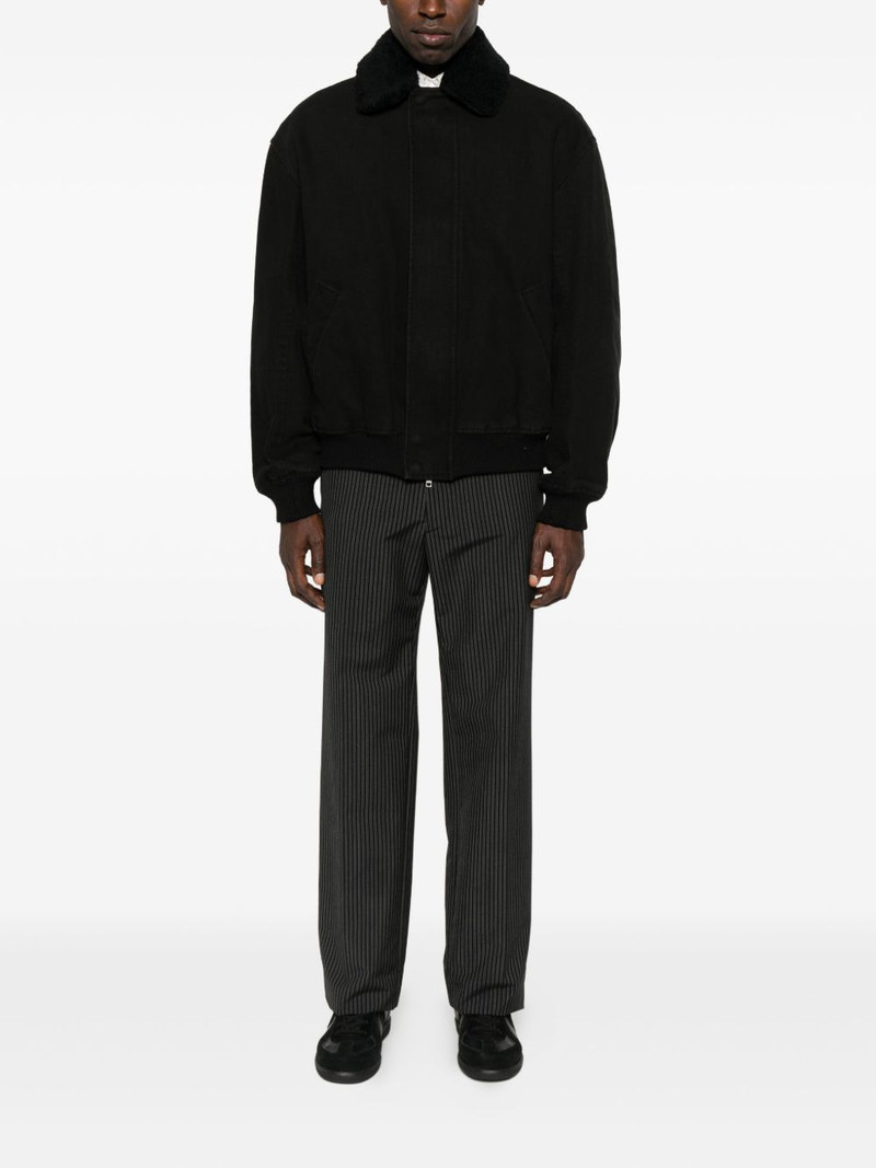 Tonywack fleece-collar bomber jacket outlook