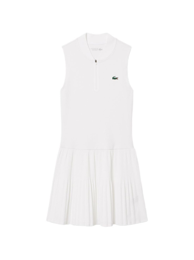 LACOSTE pleated sleeveless mini dress outlook
