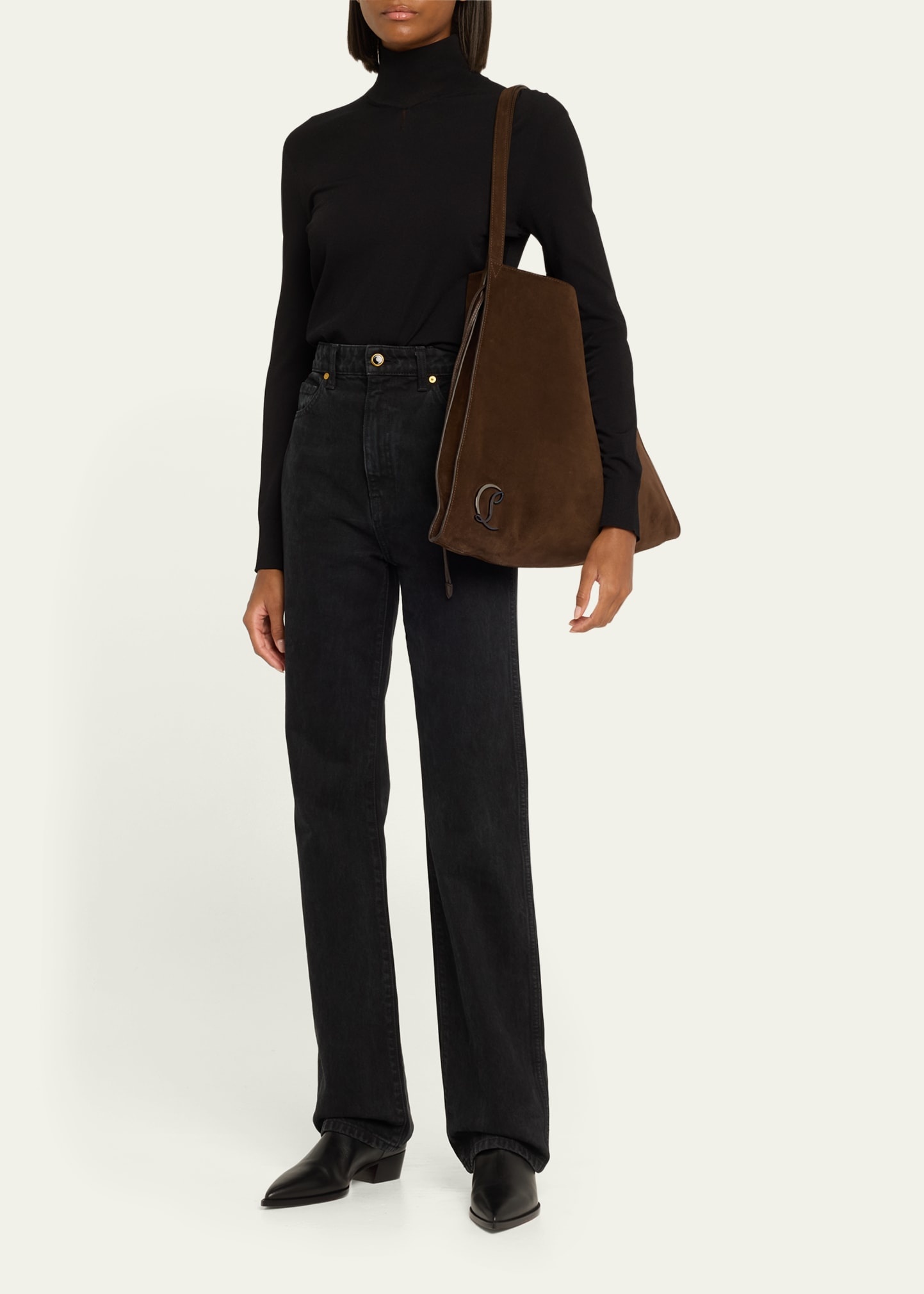 Le 54 Tote in Suede - 6