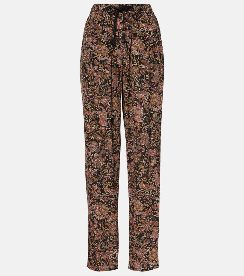Zahera printed straight pants 1