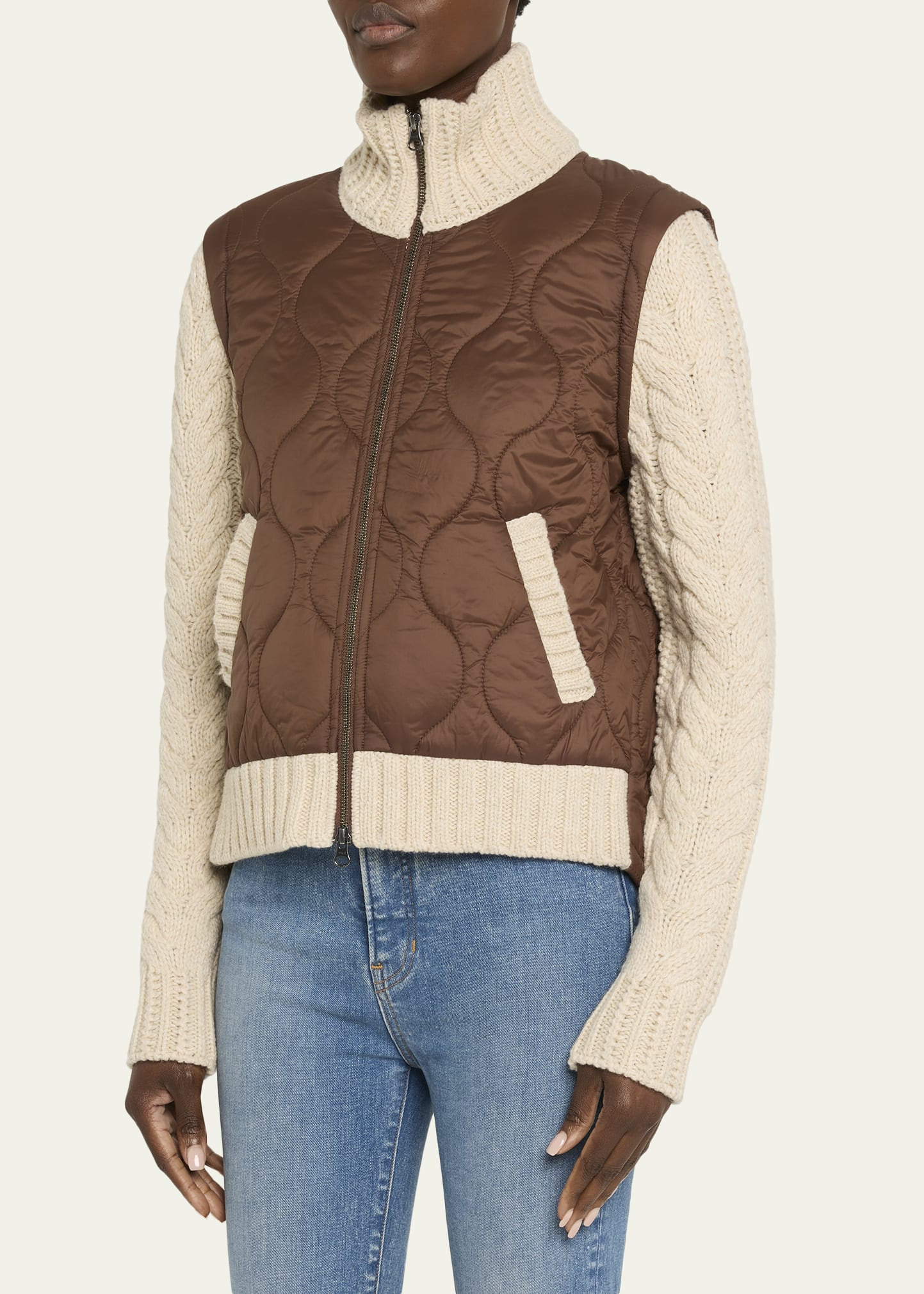 Patra Mixed-Media Jacket - 4