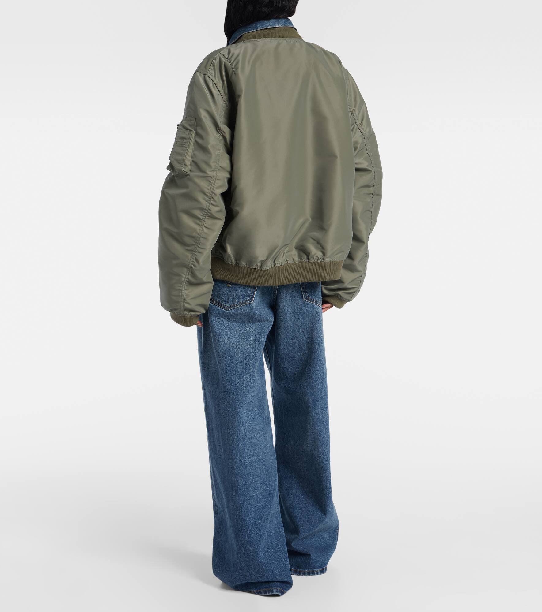 x Levi's® reversible denim and twill blouson - 3