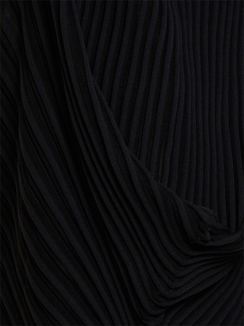 Pleated long dress - 5