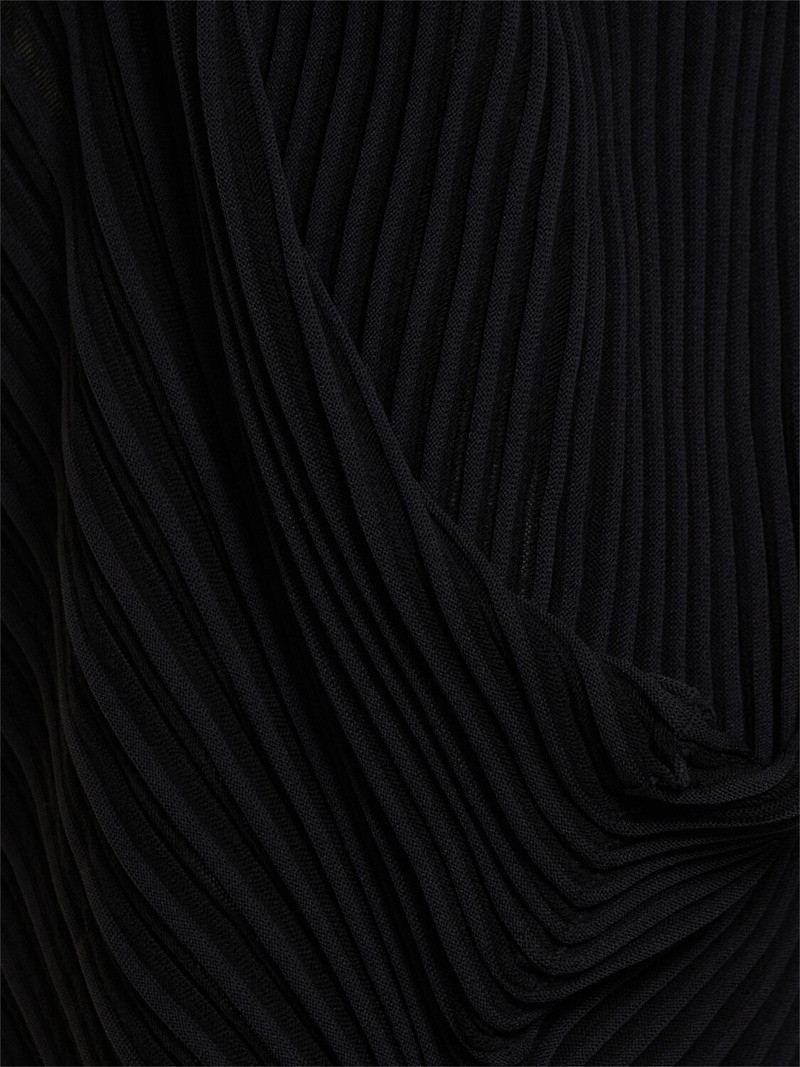 Pleated long dress 5