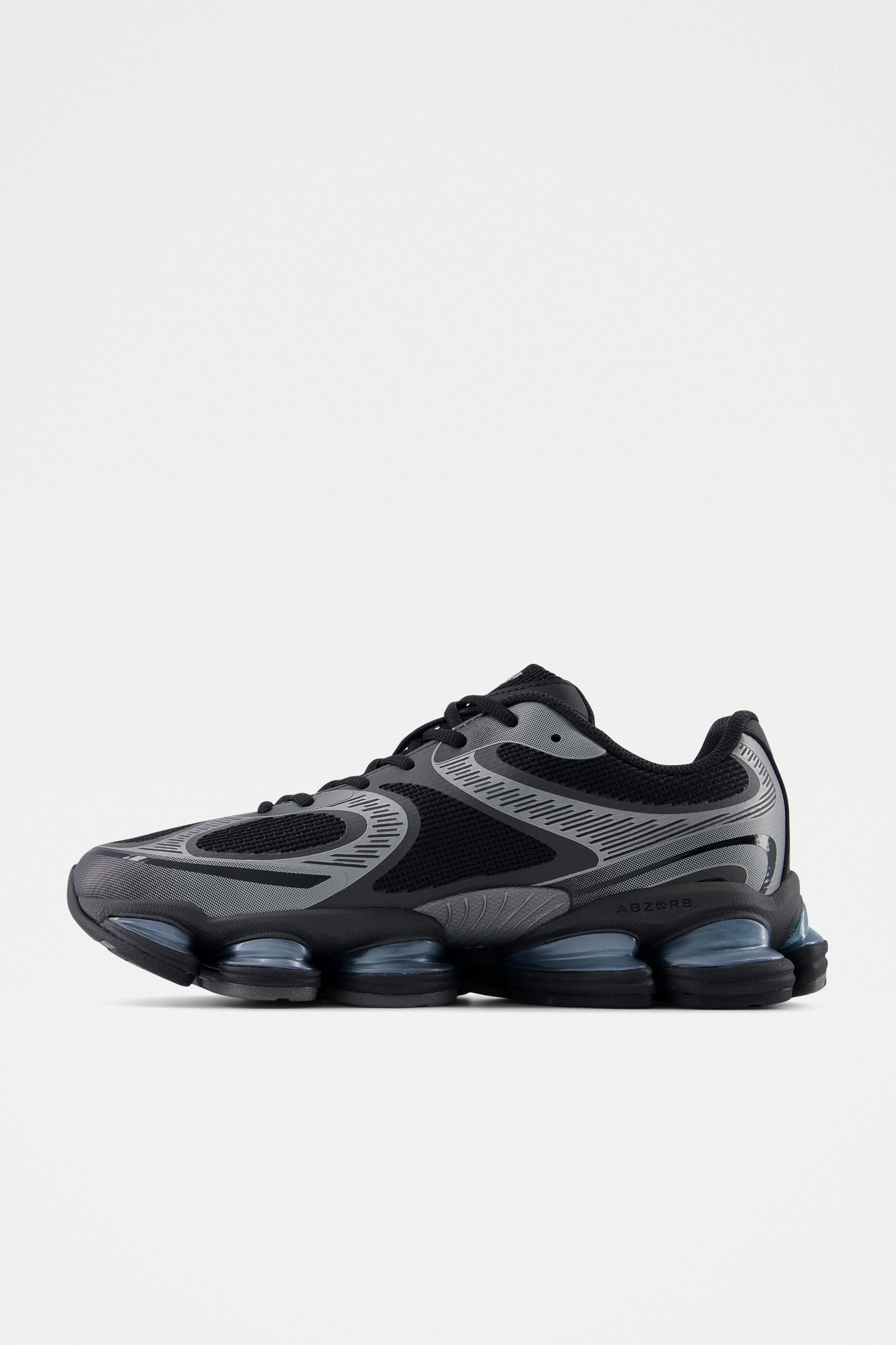 NEW BALANCE ABZORB 2000 BLACK / DARK SILVER METALLIC - 2