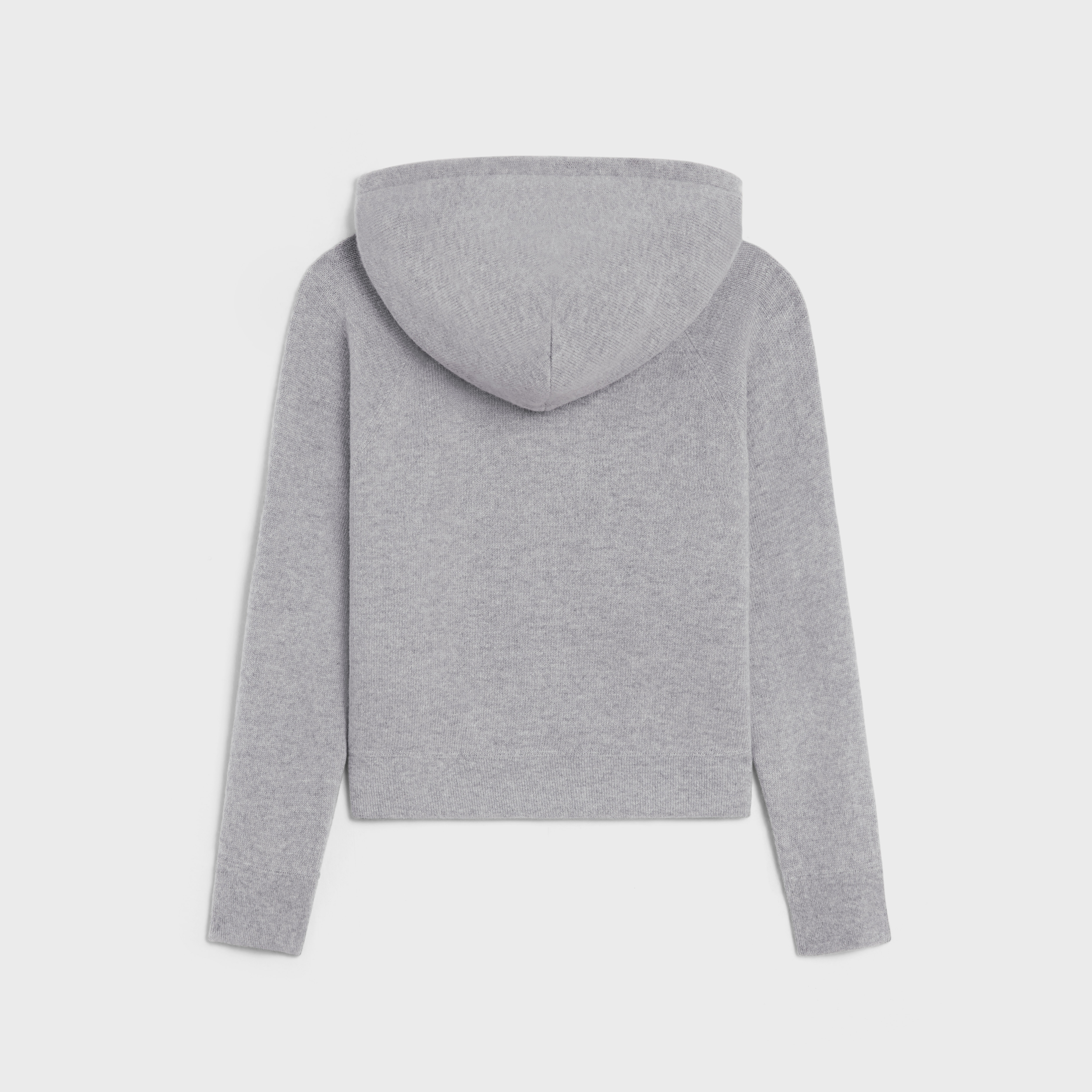 triomphe hoodie in sporty wool and cashmere - 2