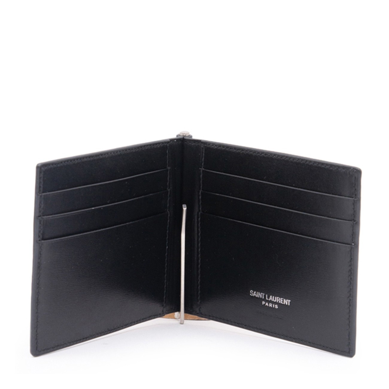 black leather card holder - 3