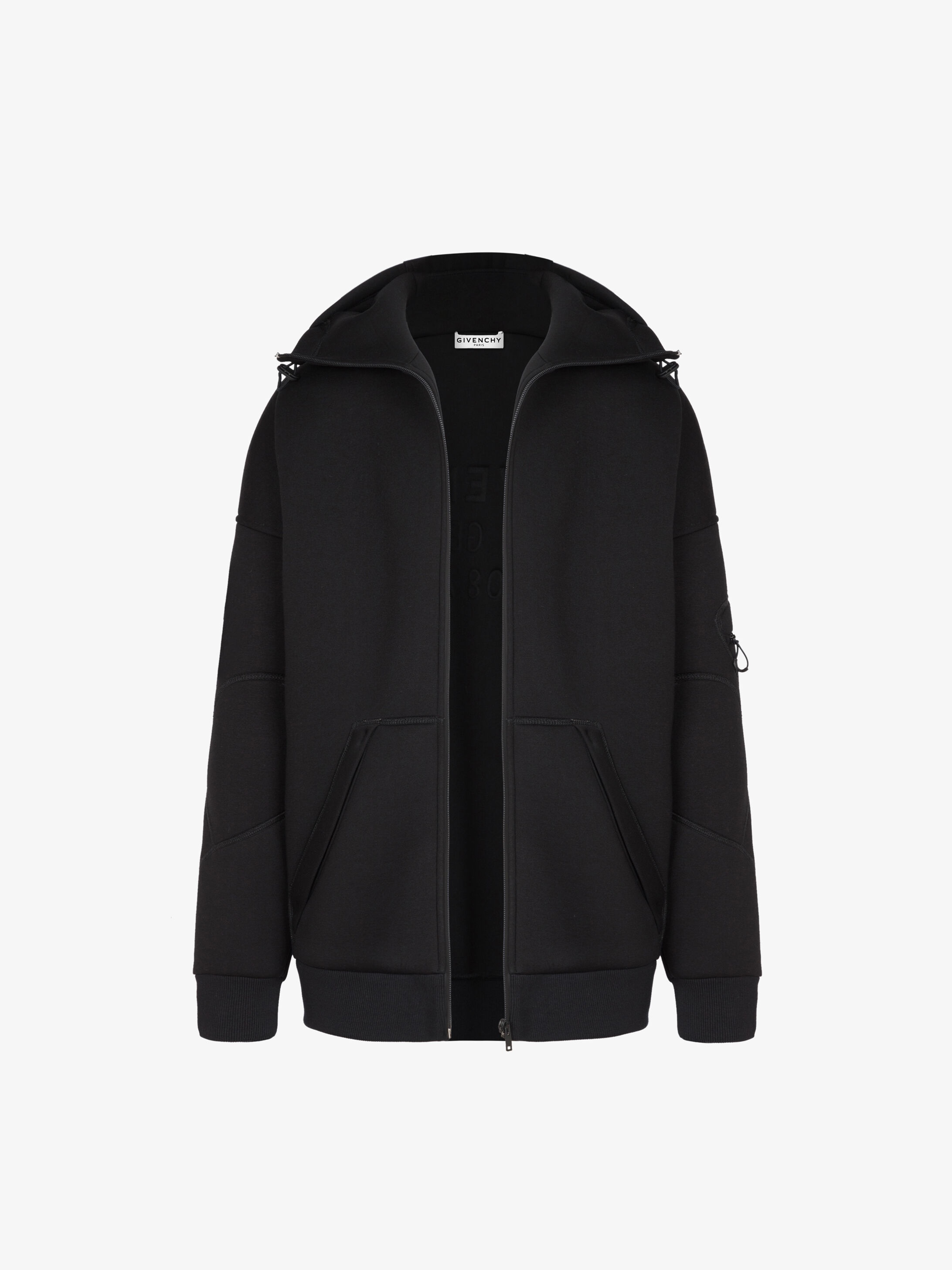 GIVENCHY zipped hoodie in neoprene - 6