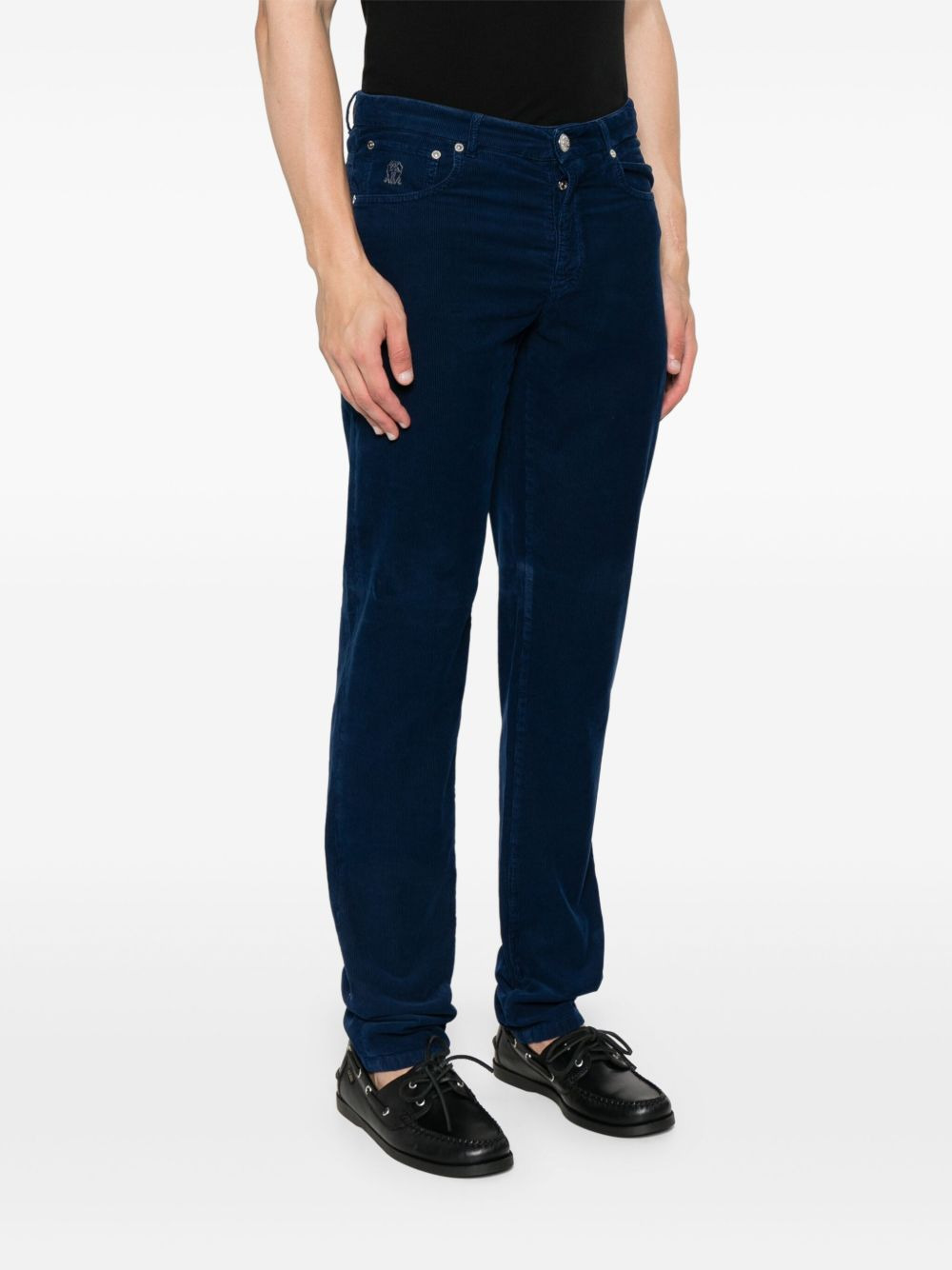 corduroy cotton trousers - 3