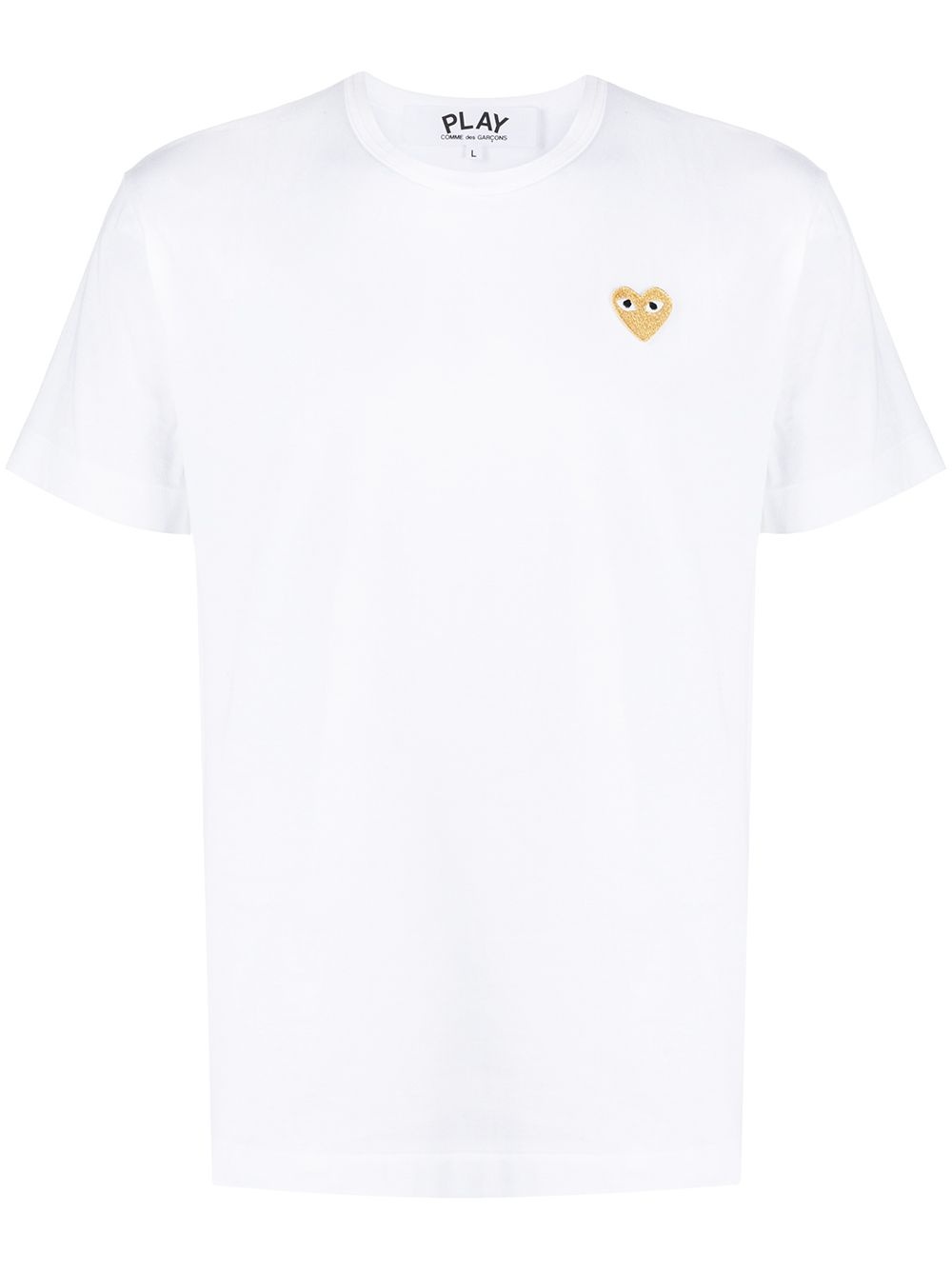 embroidered logo cotton T-shirt - 1