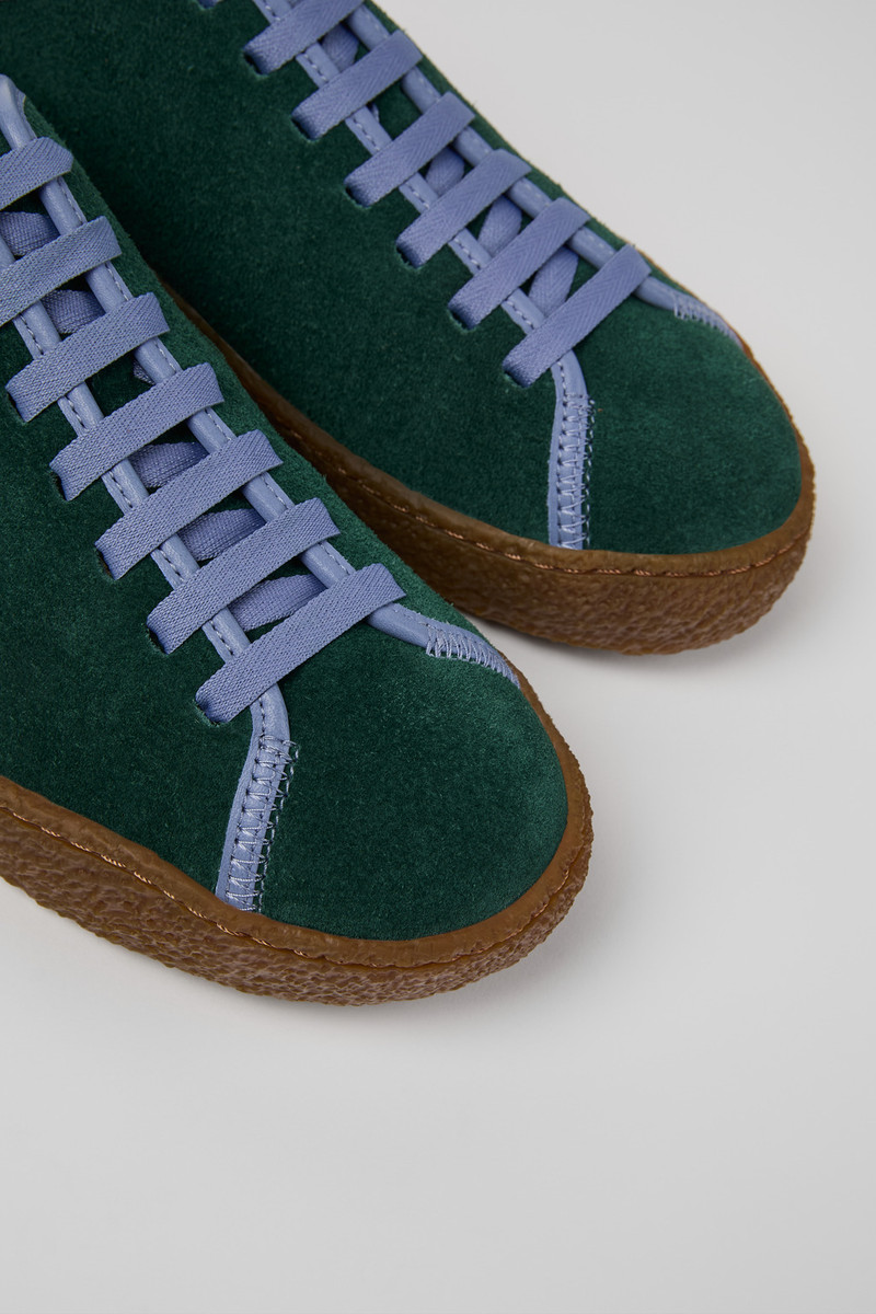 Multicolor Suede and Leather Shoes for Men. 2