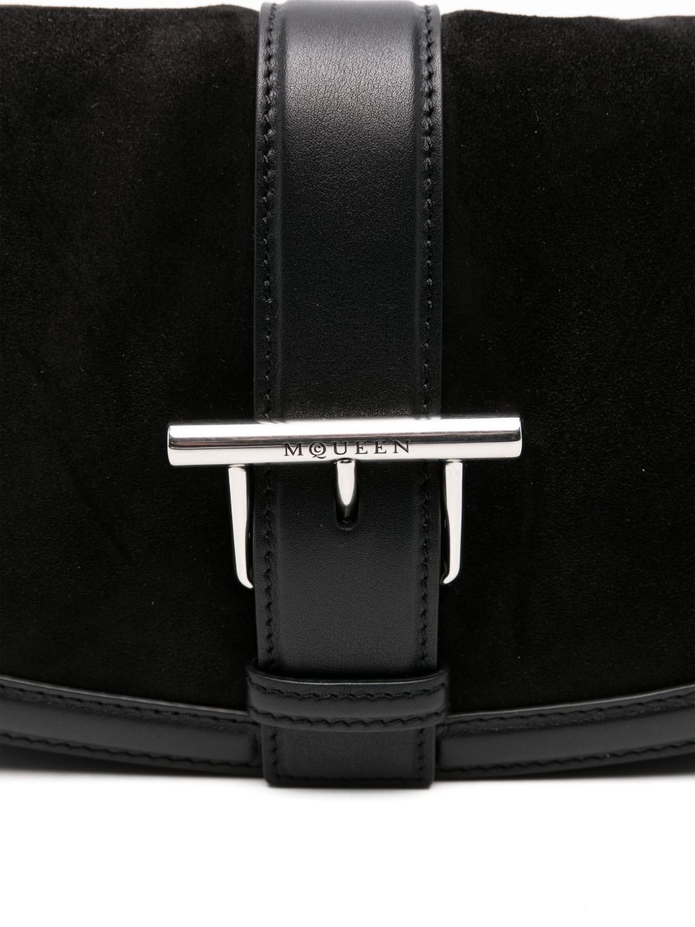 suede buckle bag - 4