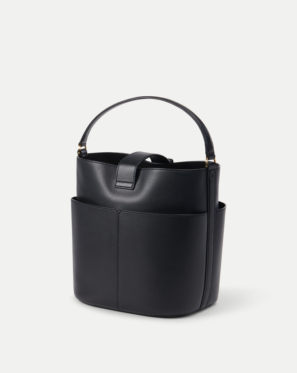 LARGE CREST LOCK BUCKET BAG - 5