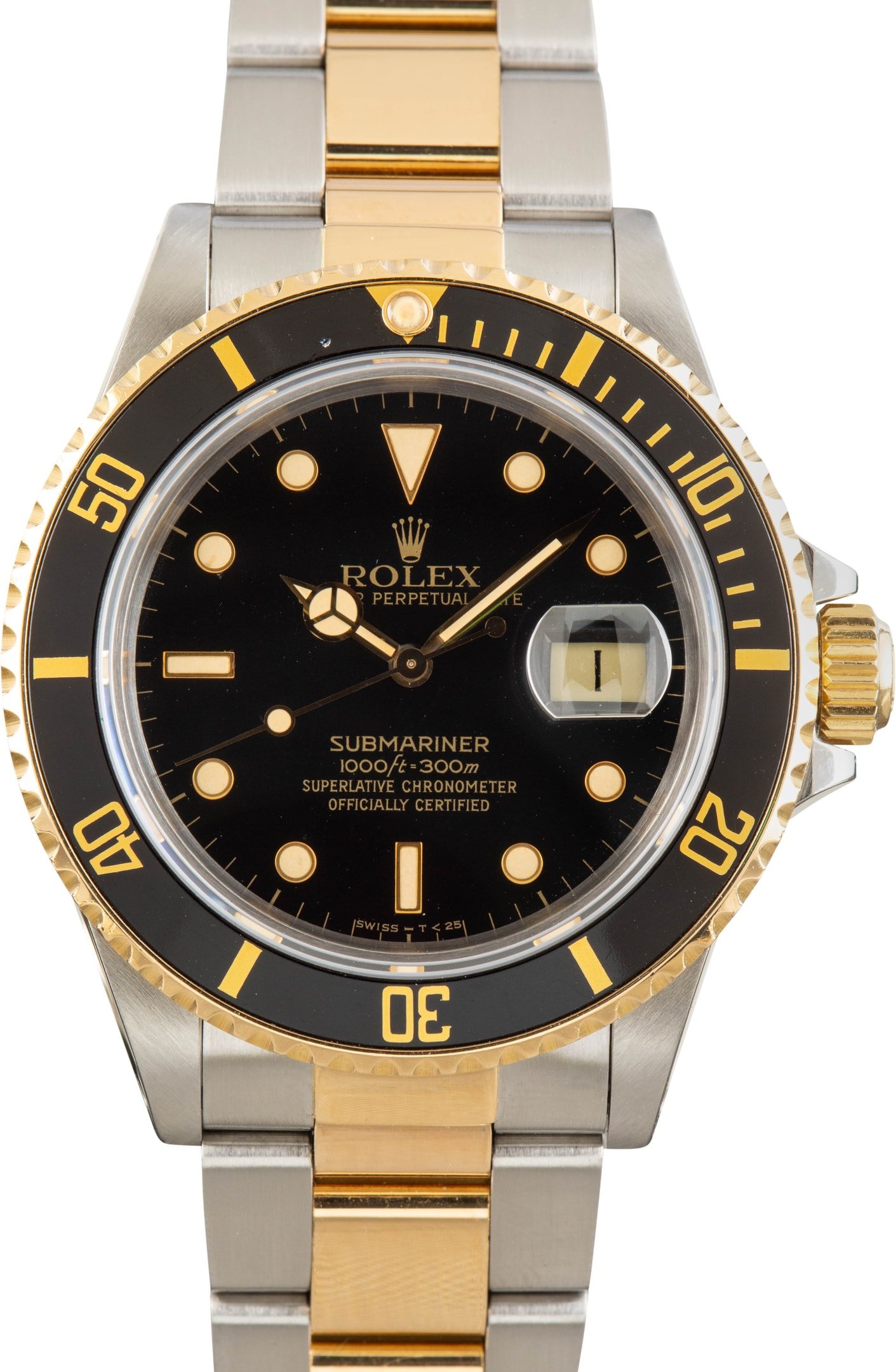 Rolex Submariner 16803 Black Dial - 1