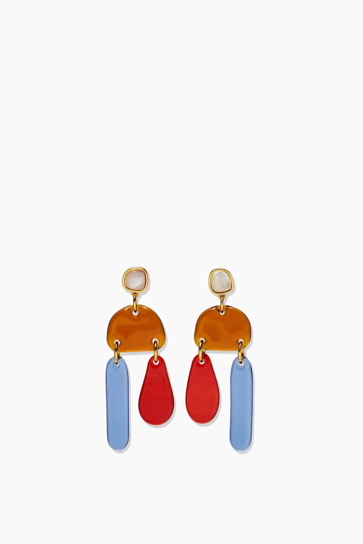 Sun and Sea Earrings in Multi - 1