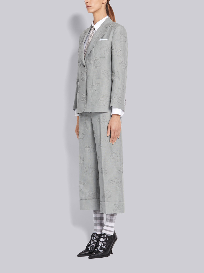 Black Pebbled Calfskin Ghillie Brogue Curved High Heel 5