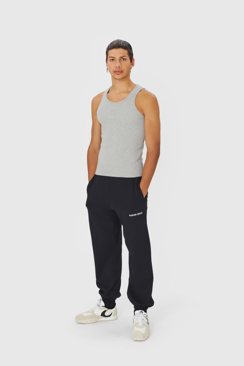 Marine Serre Organic Cotton Rib Tank Top outlook