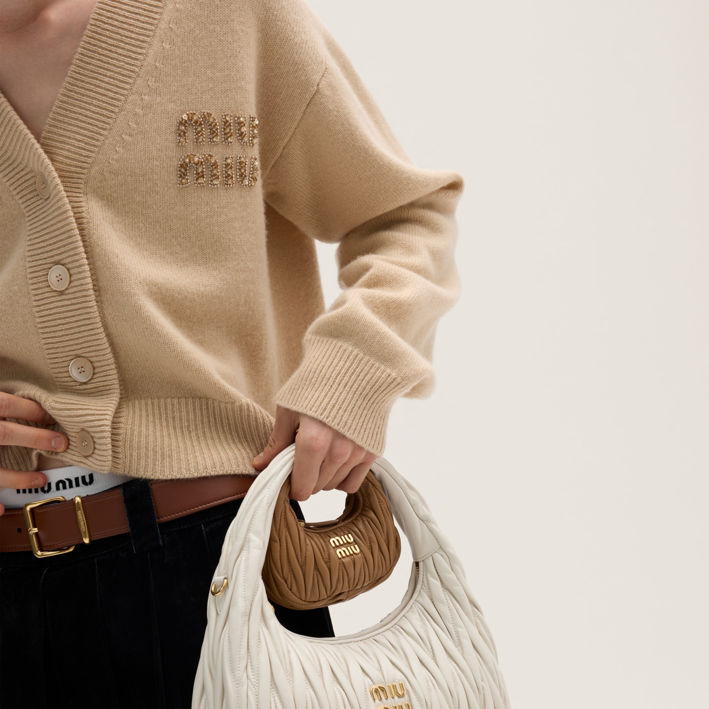 Embroidered cashmere cardigan - 4