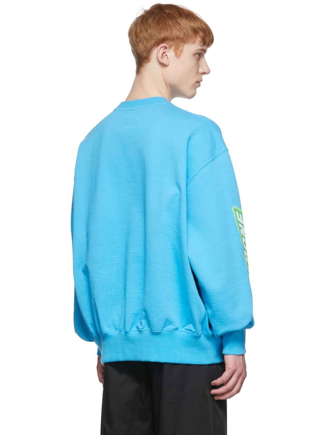 Blue Cotton Sweatshirt - 3