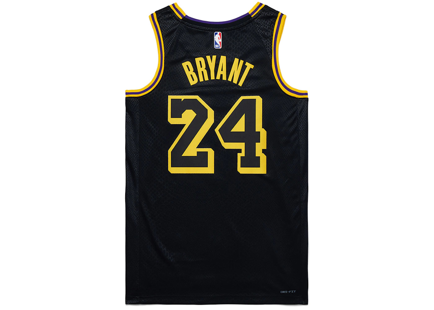 Nike Kobe Mamba Mentality Los Angeles Lakers City Edition Swingman Jersey (FW23) Black - 2