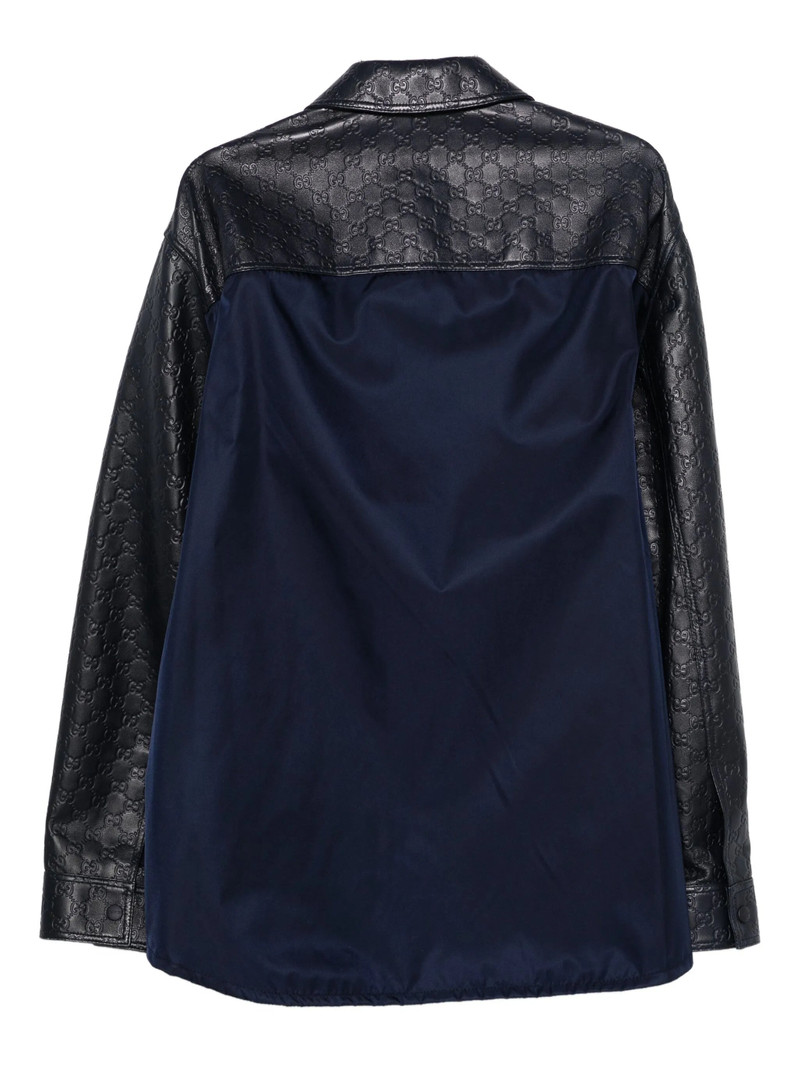 GUCCI Gucci Monogram-embossed Shirt Jacket outlook