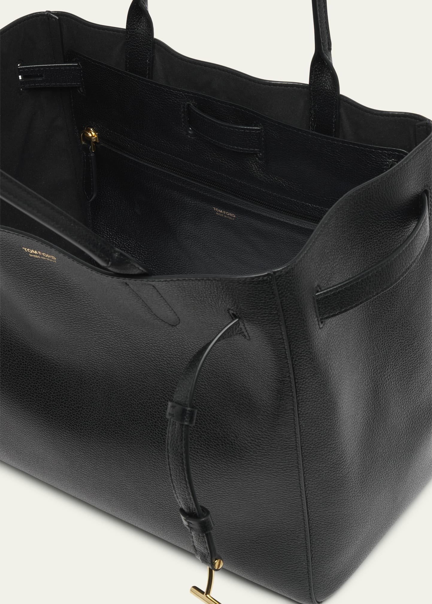 Medium Tote Bag in Grain Leather - 4