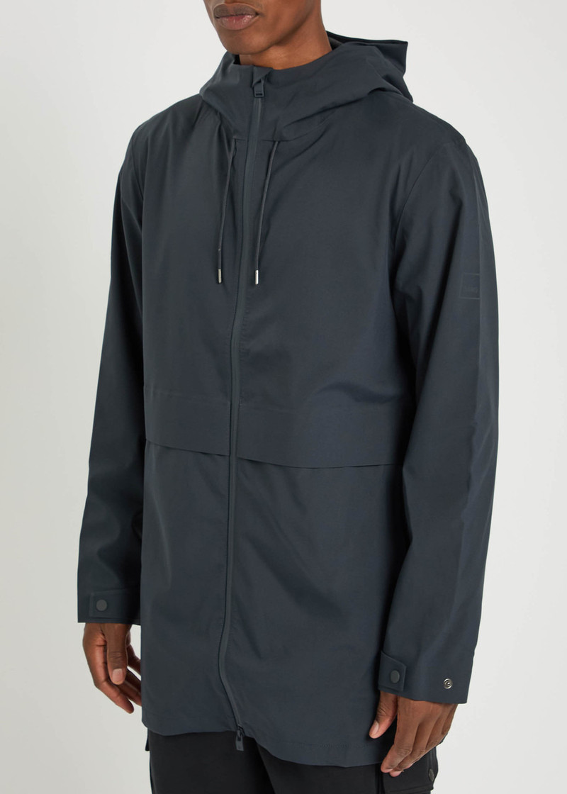 RAINS Rains Suva Long Hooded Shell Jacket outlook