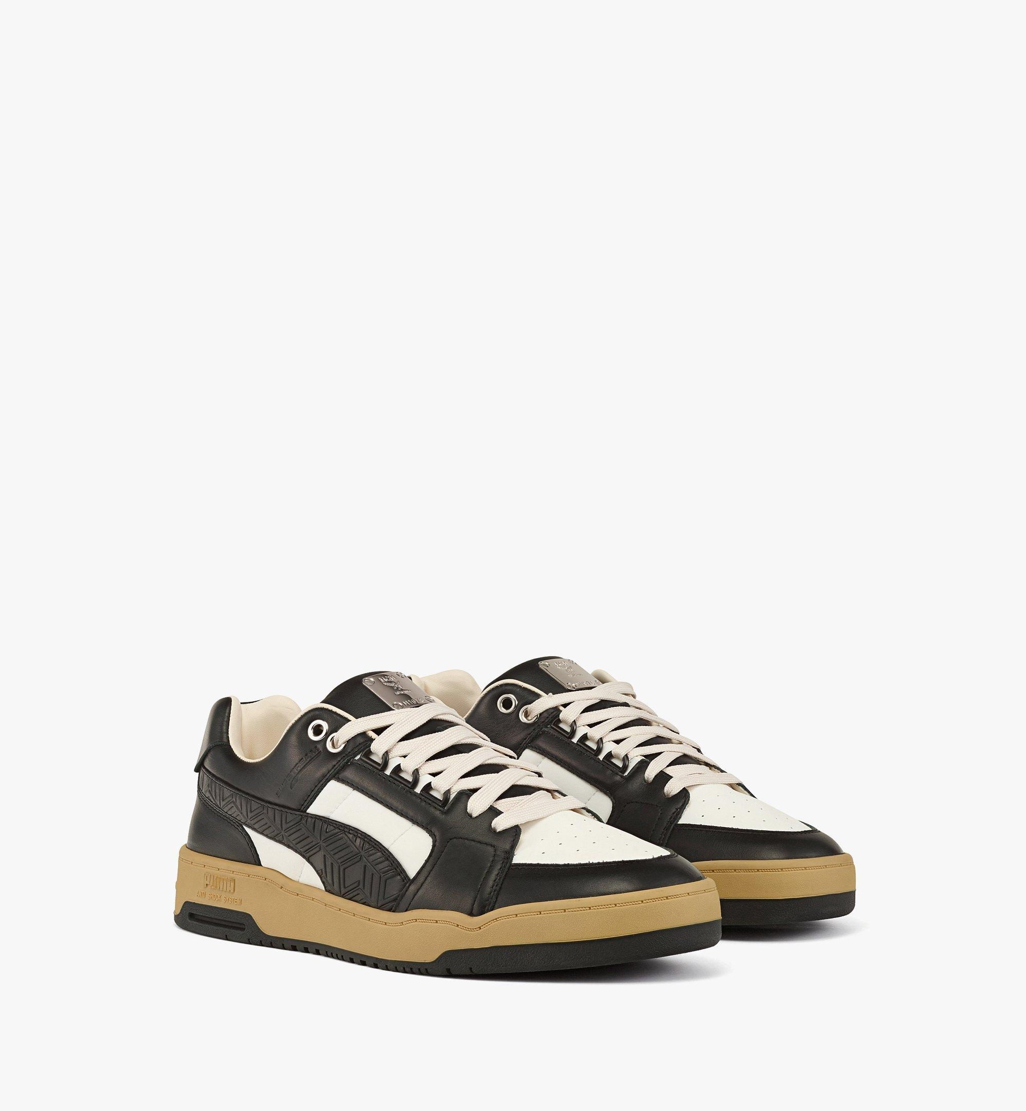 MCM x PUMA Slipstream Sneakers in Cubic Leather - 1