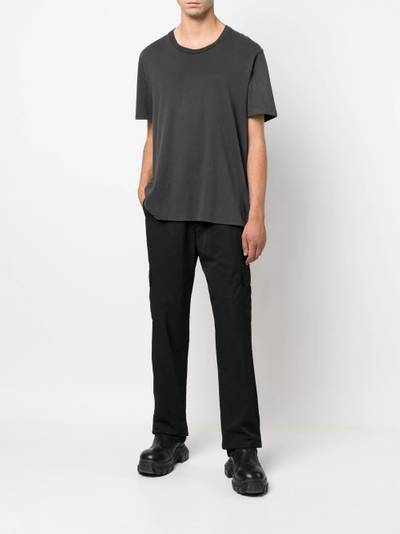 Helmut Lang logo straight-leg trousers outlook