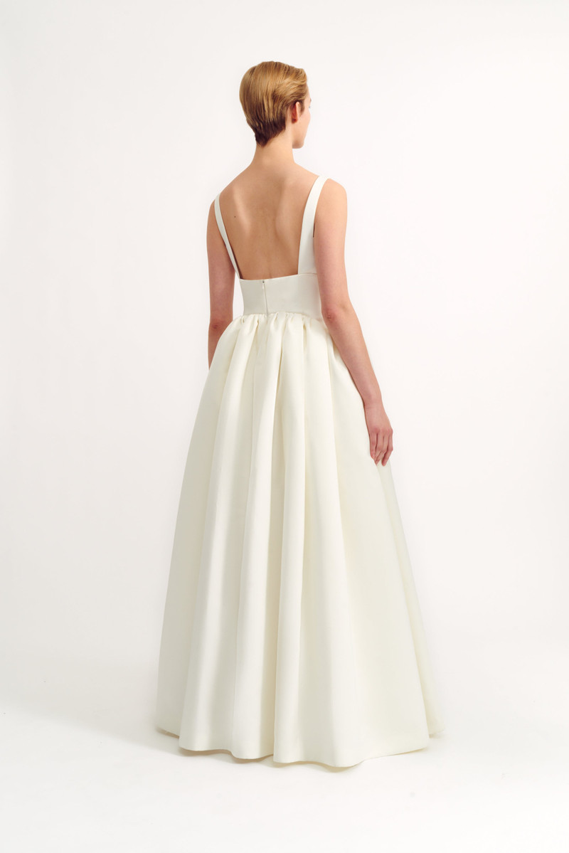 EMILIA WICKSTEAD Diamond Bridal Dress in Ivory Genzianella outlook