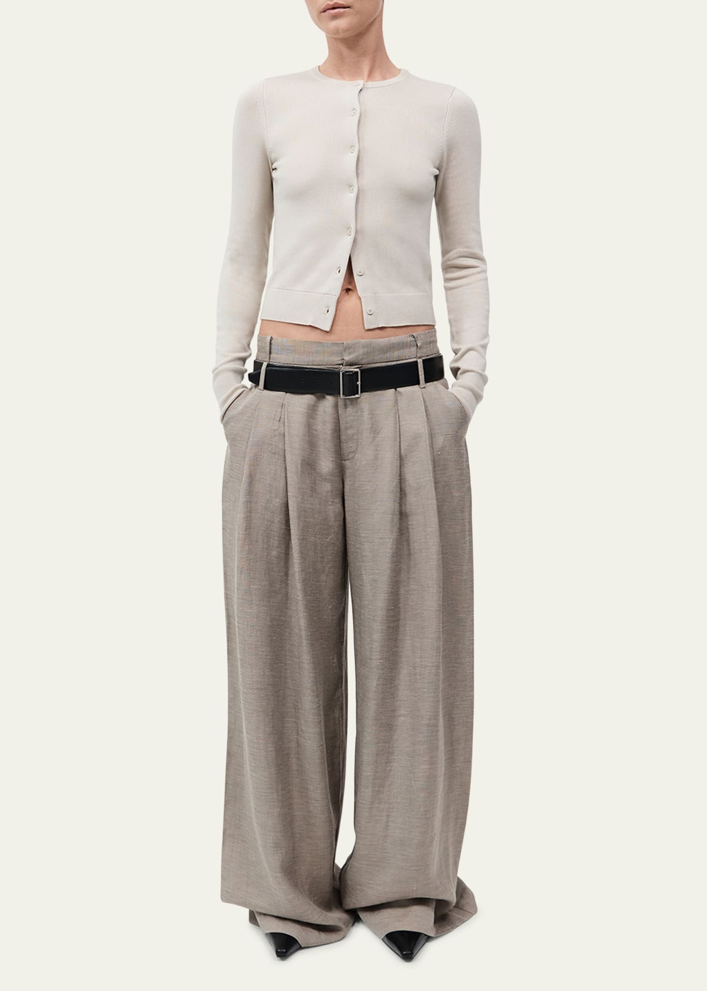 Classic Knit Cardigan - 2