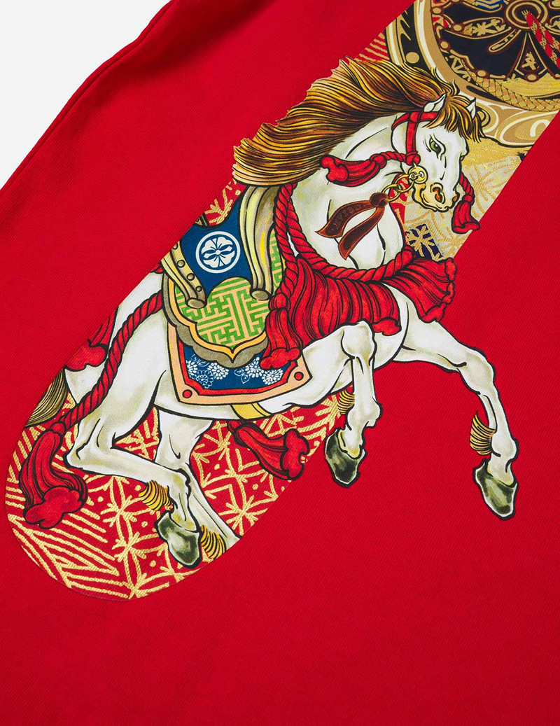 Year Of Horse Daicock Printed T-shirt - Red 8