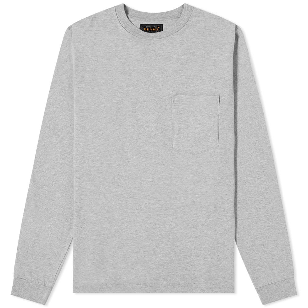 Beams Plus Long Sleeve Pocket Tee - 1