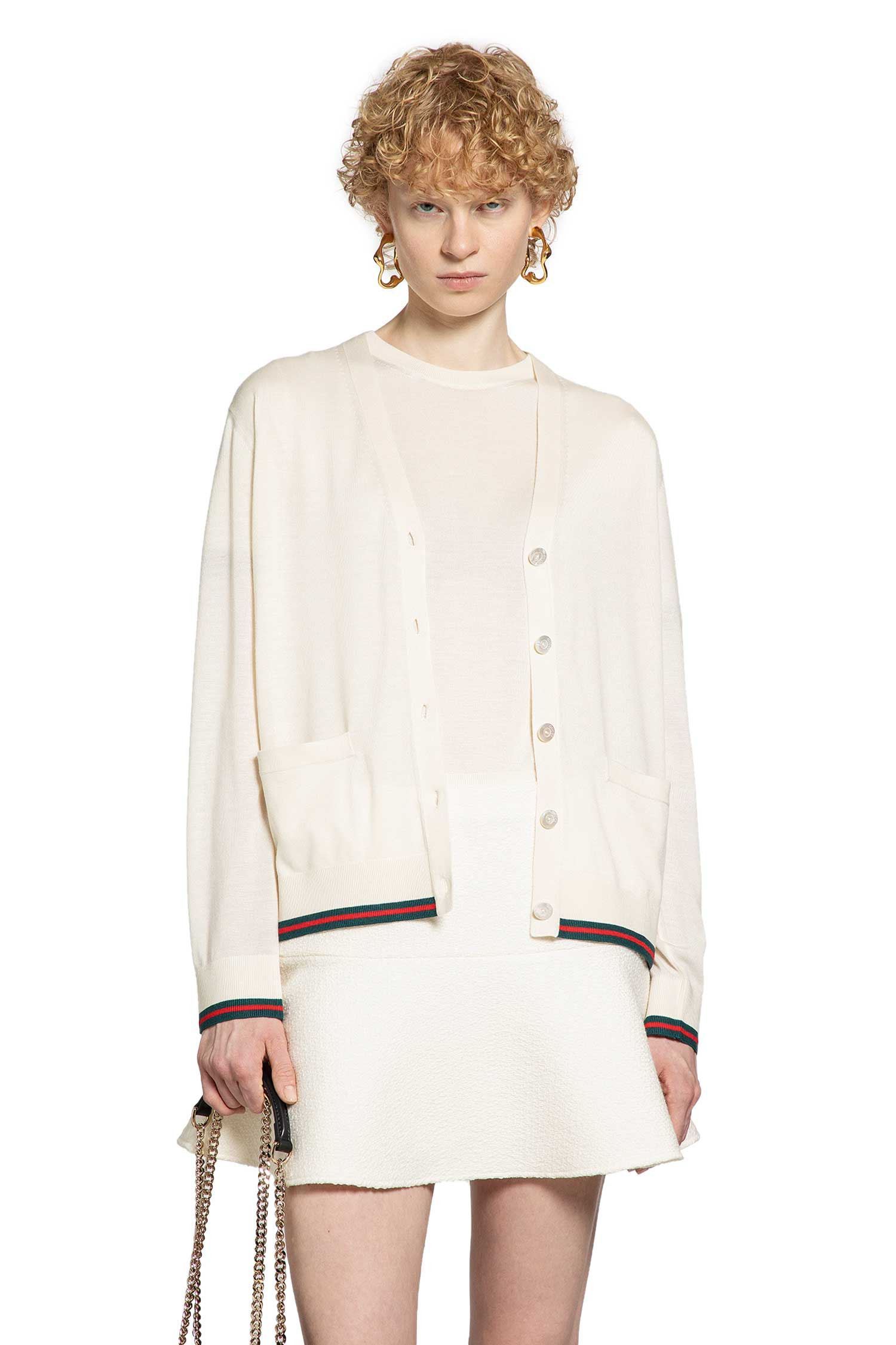 Gucci Woman White Knitwear - 5
